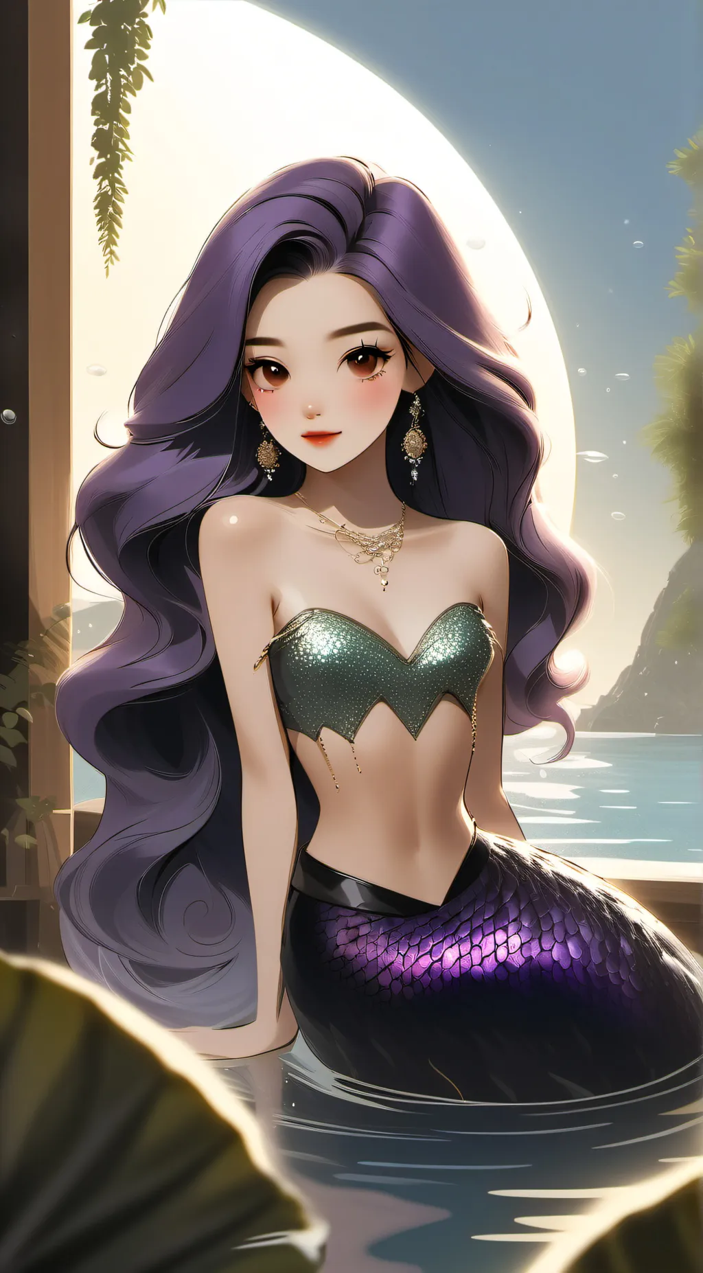 ai character: Luna background