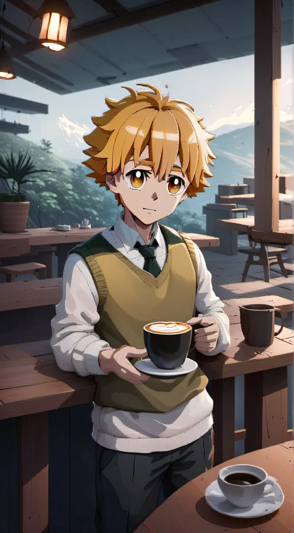 ai character: Zenitsu agatsuma background