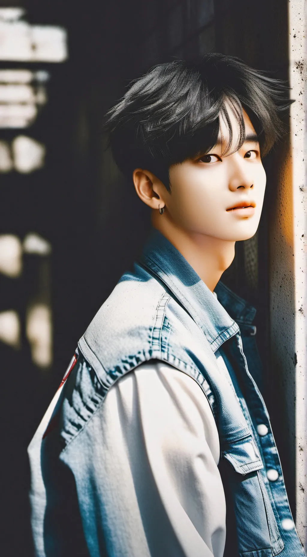ai character: boy k pop groups background