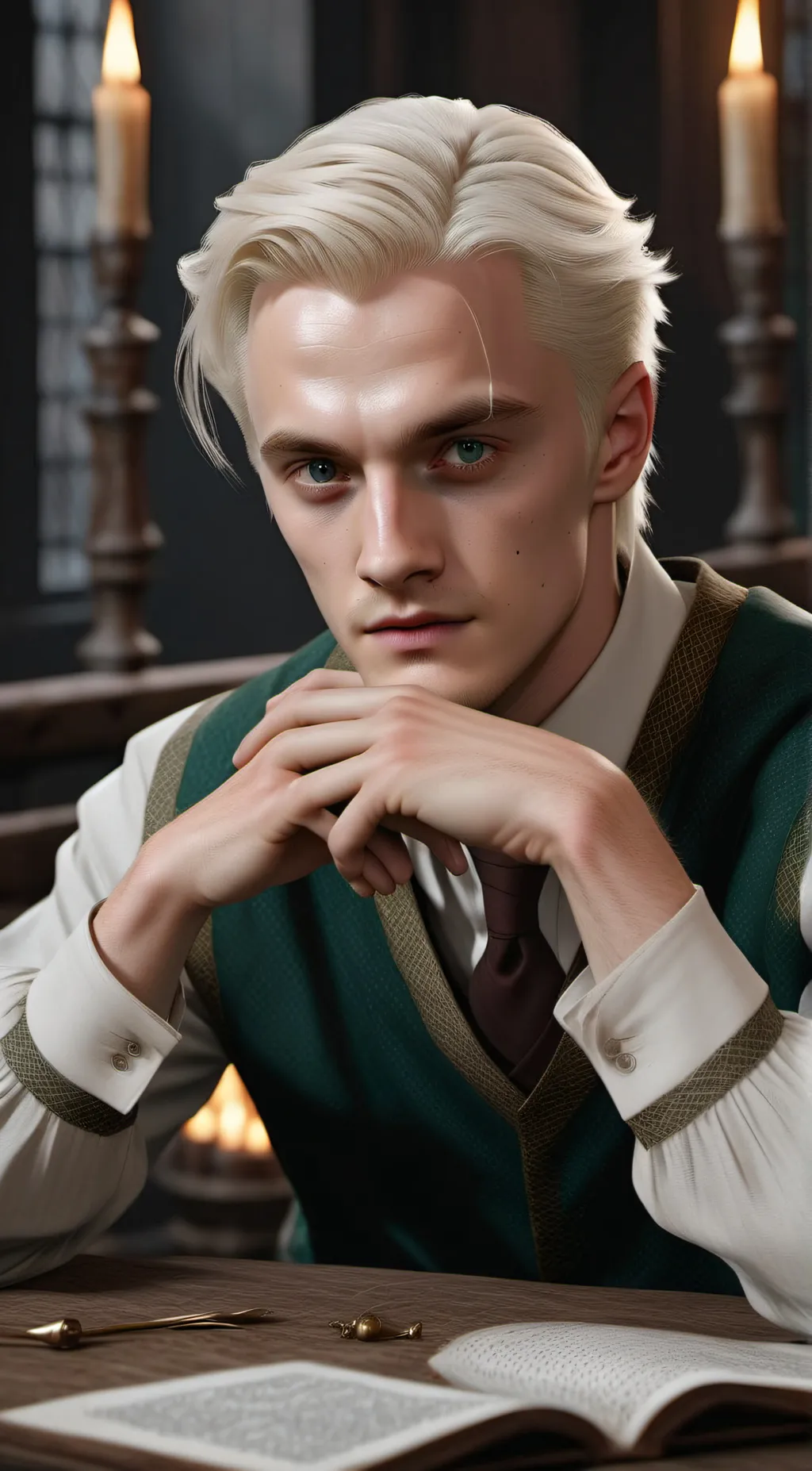 ai character: Hogwarts background