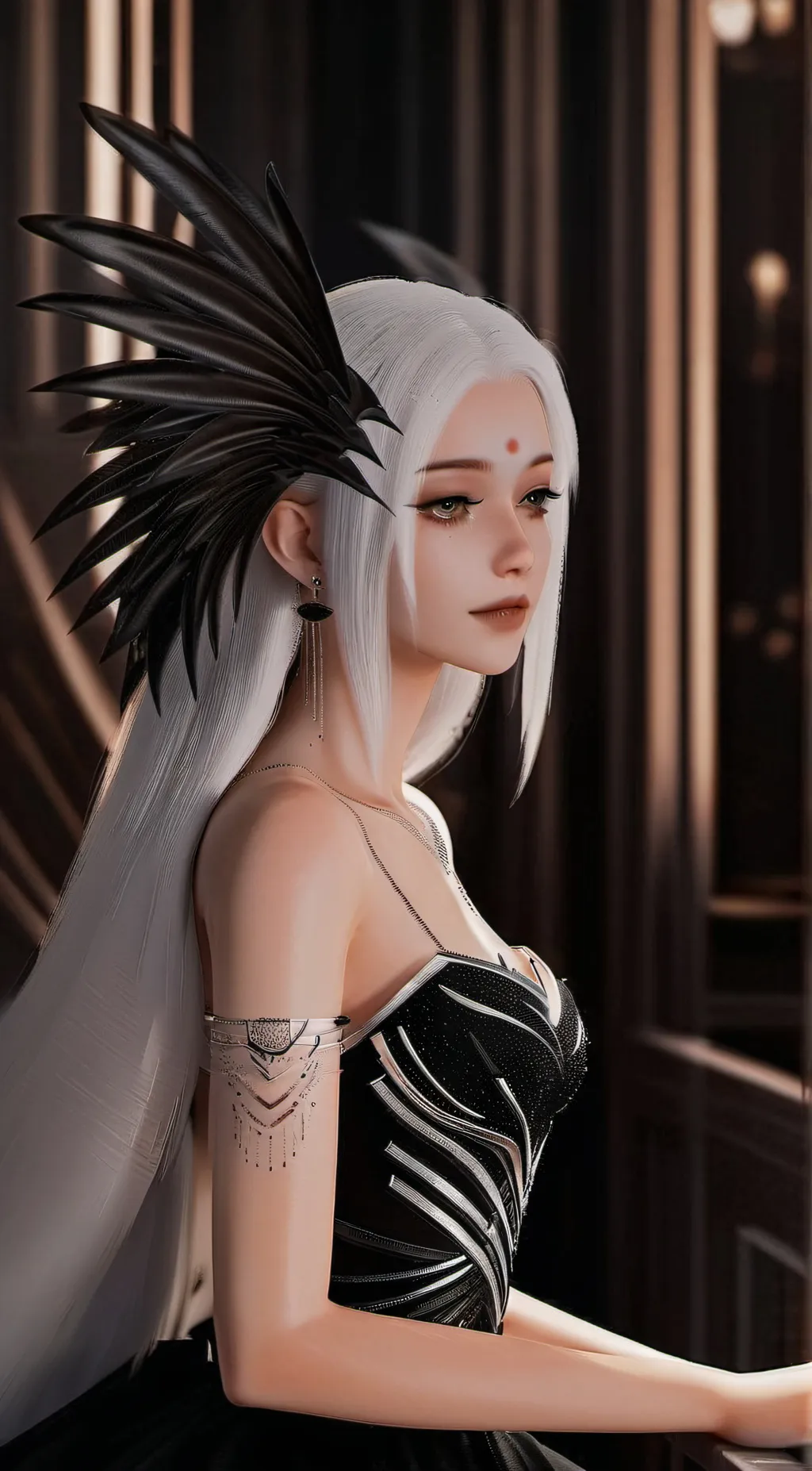 ai character: lune background