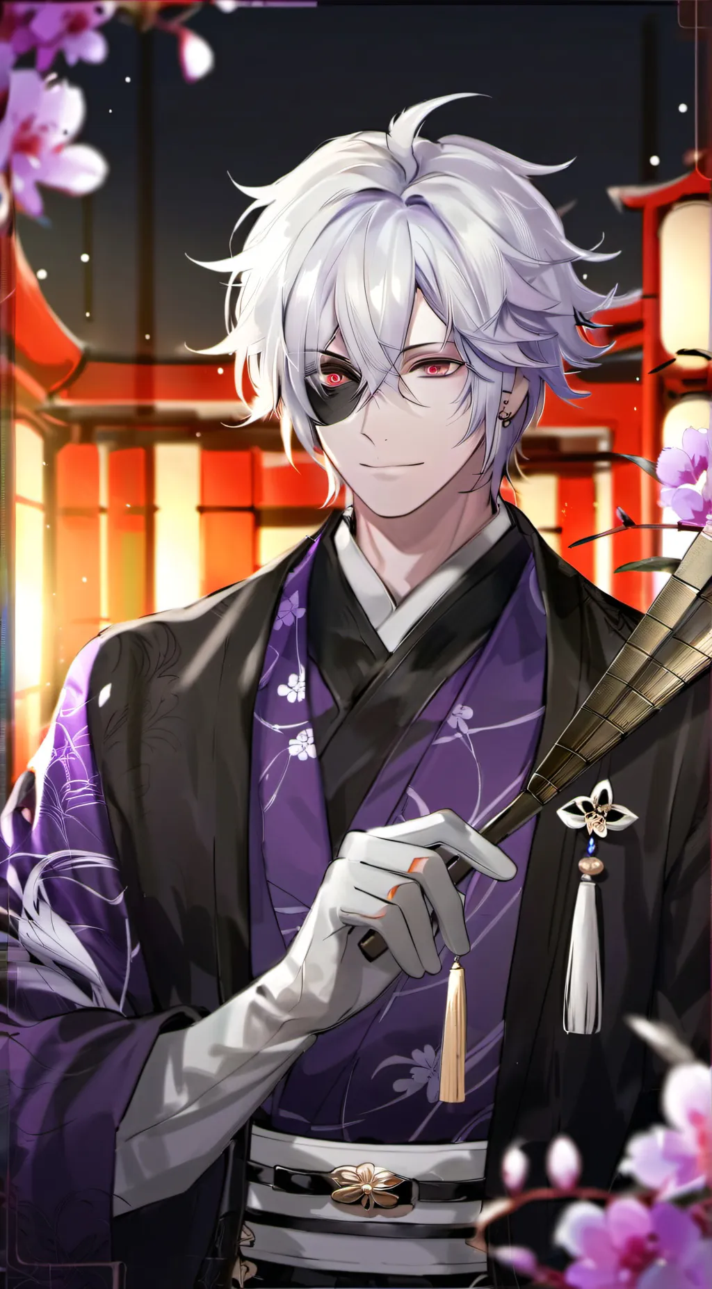 ai character: Zǐsè-de Yìshù background