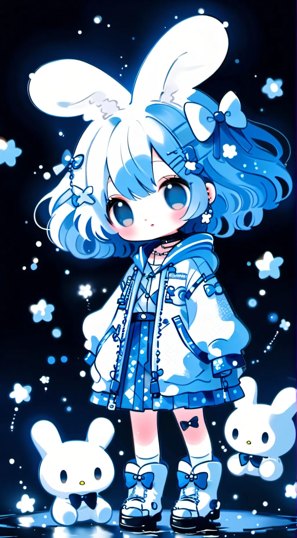 ai character: Cinnamoroll background