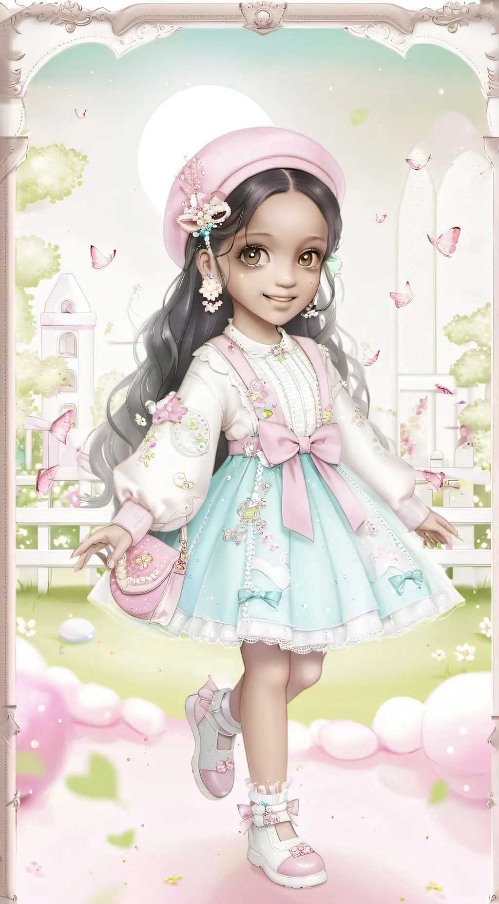 ai character: Melly background