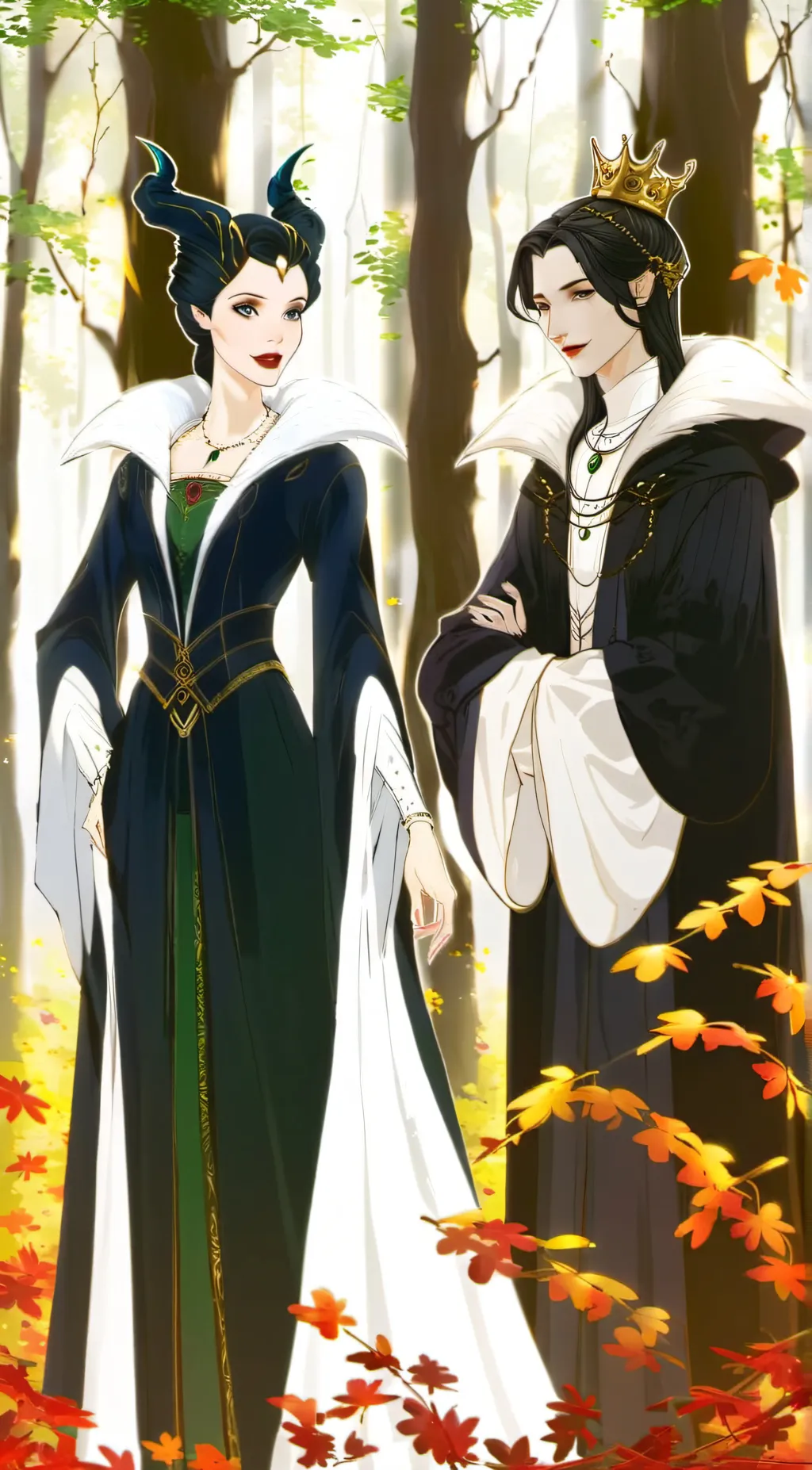 ai character: Malefi Evil Queen background