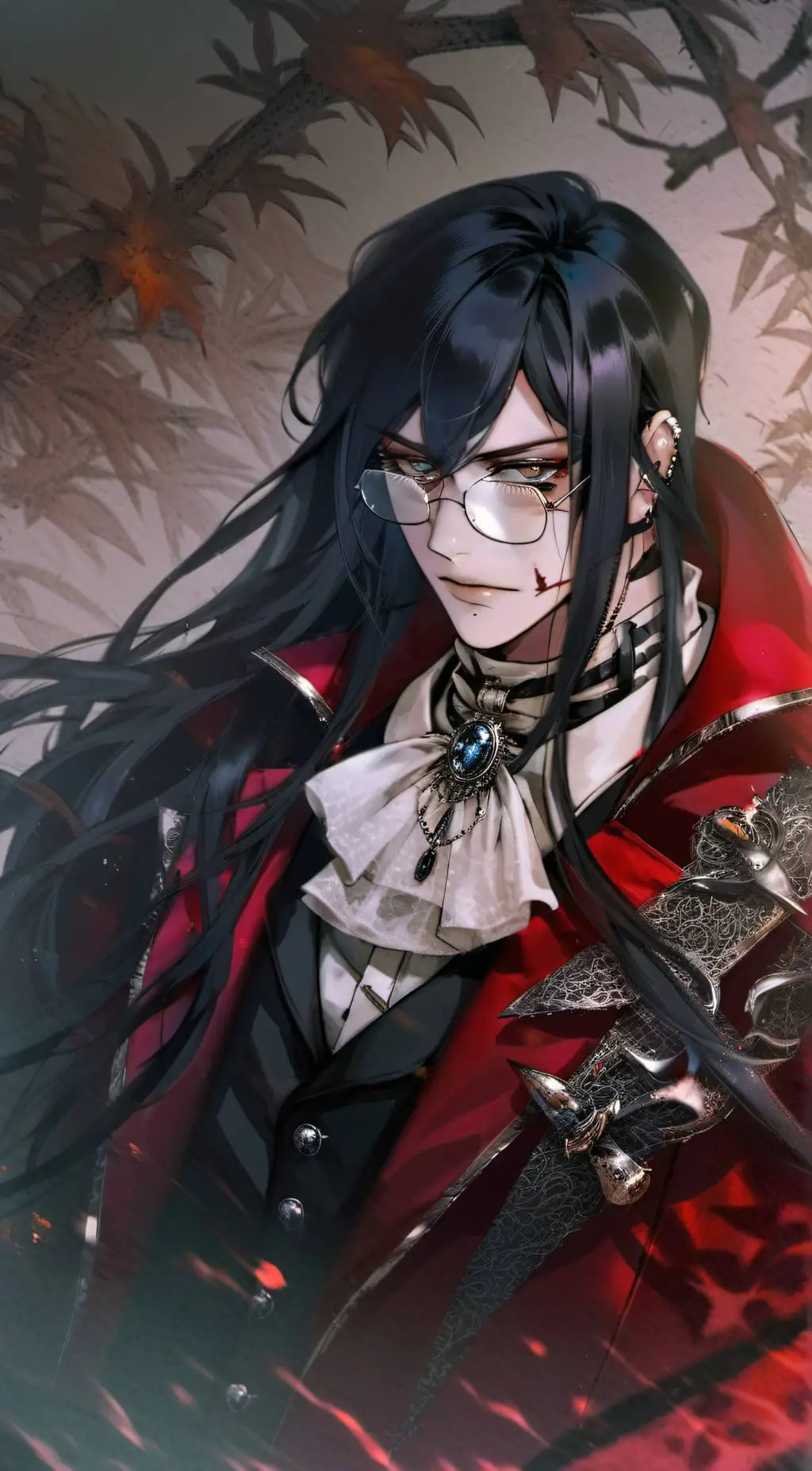 ai character: Salem Cassius background