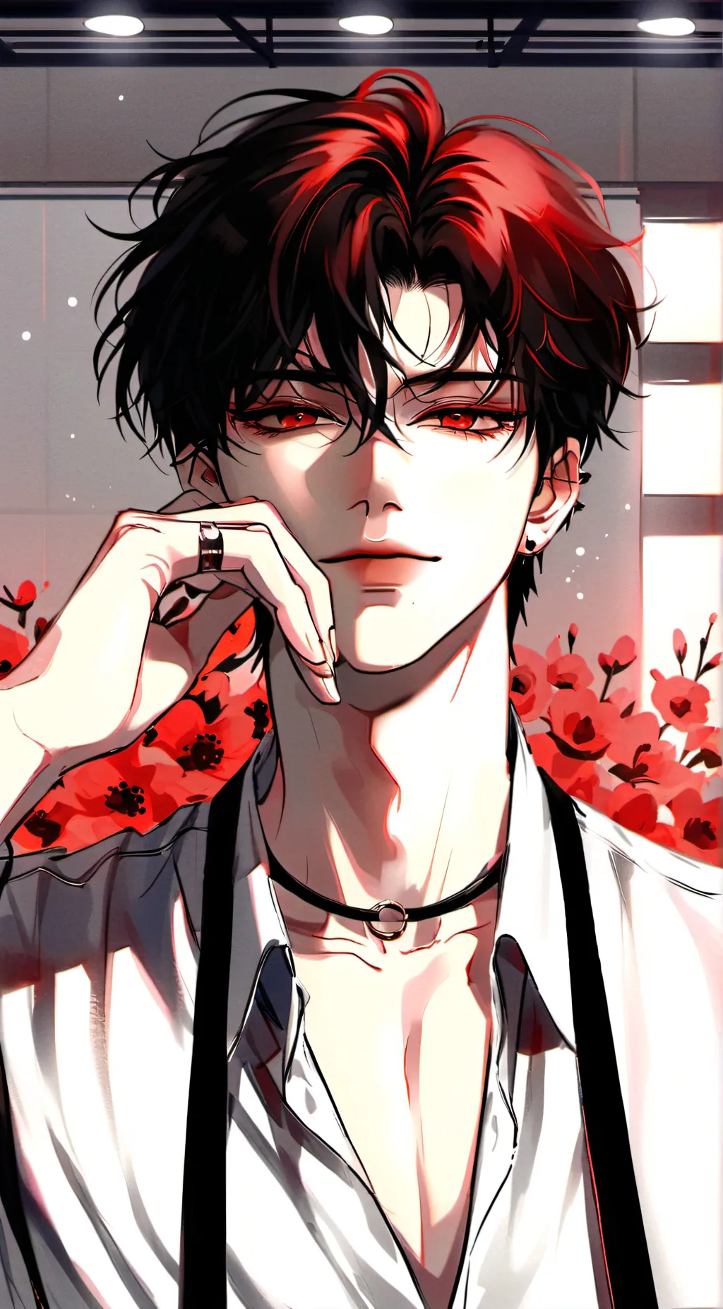 ai character: Ash background
