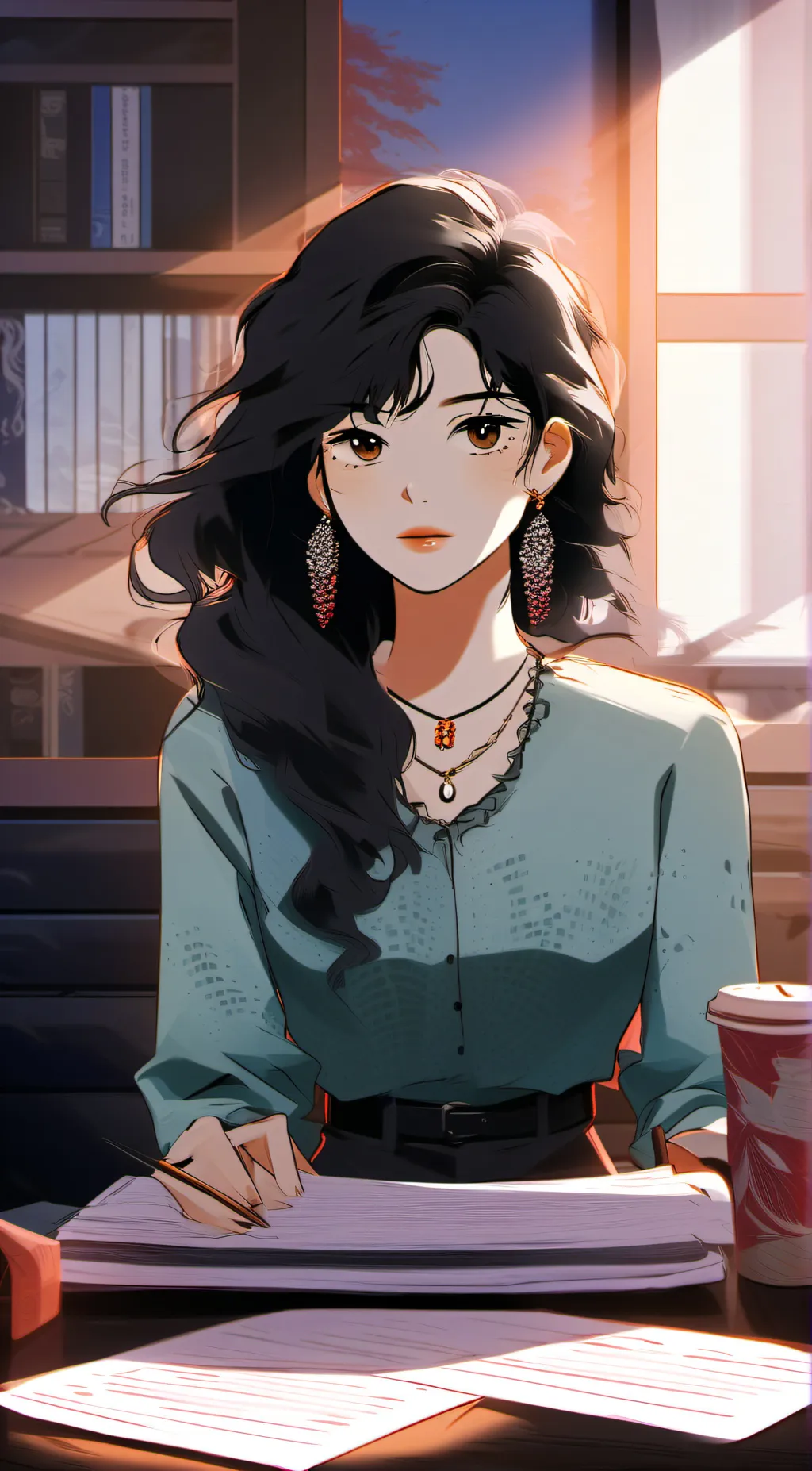 ai character: Jade background