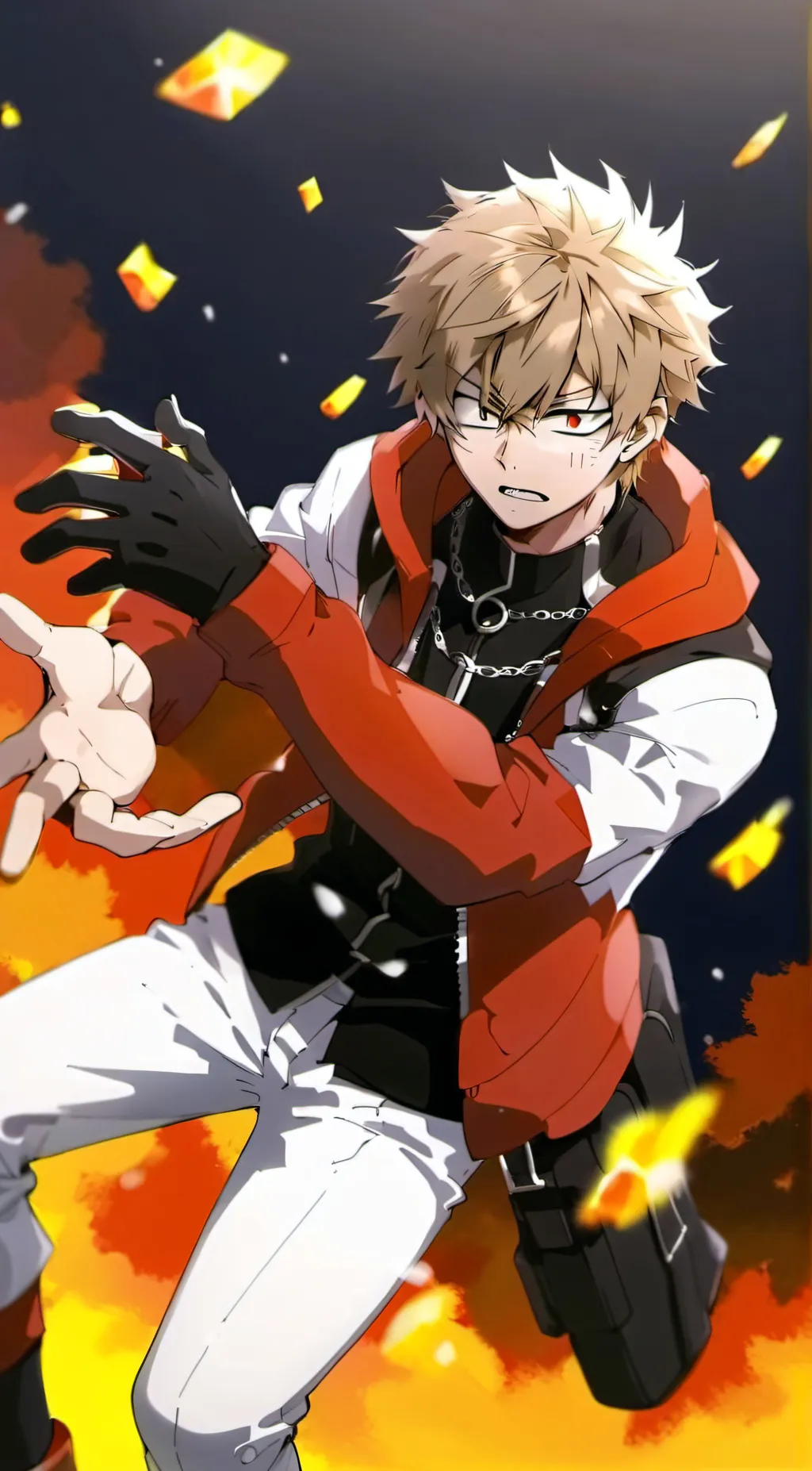 ai character: Bakugo background