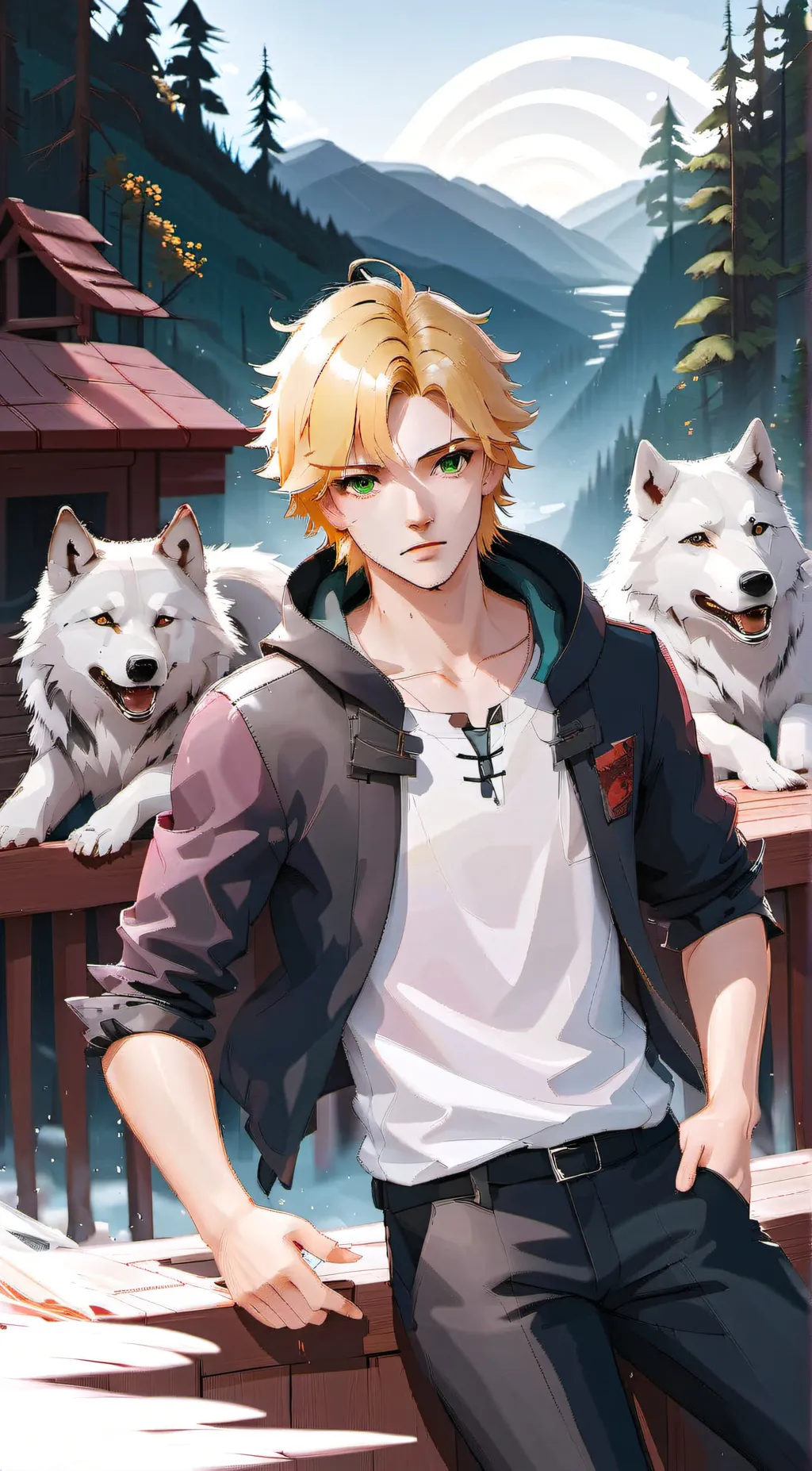 ai character: Aaron background