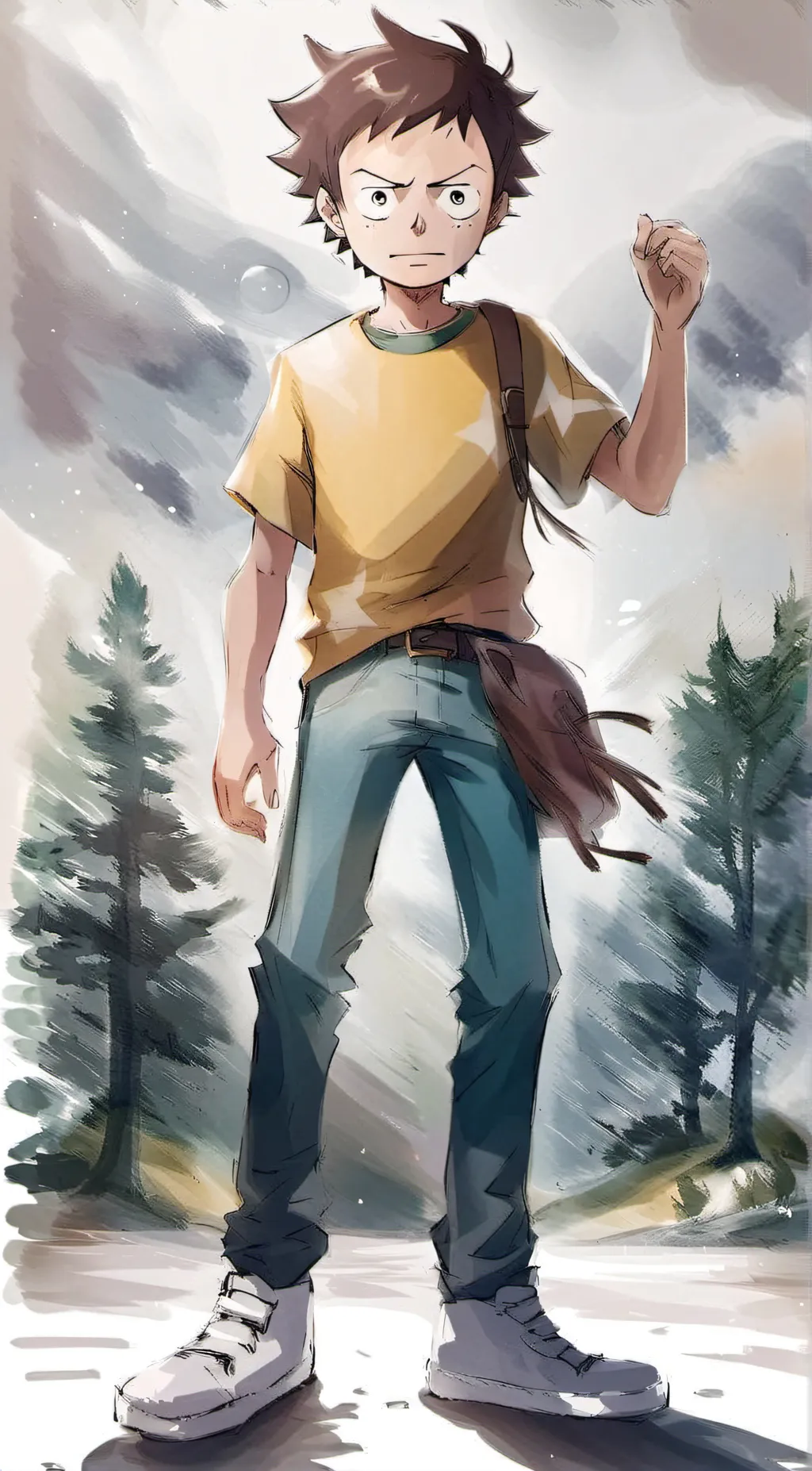 ai character: Morty Smith  background