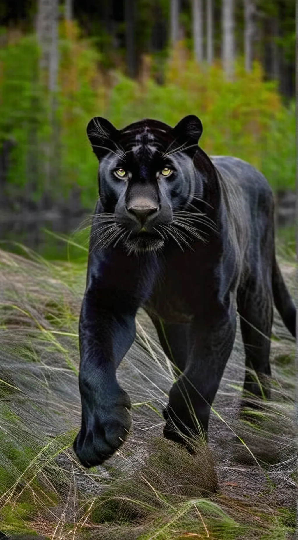 ai character: Artemis (Panther) background