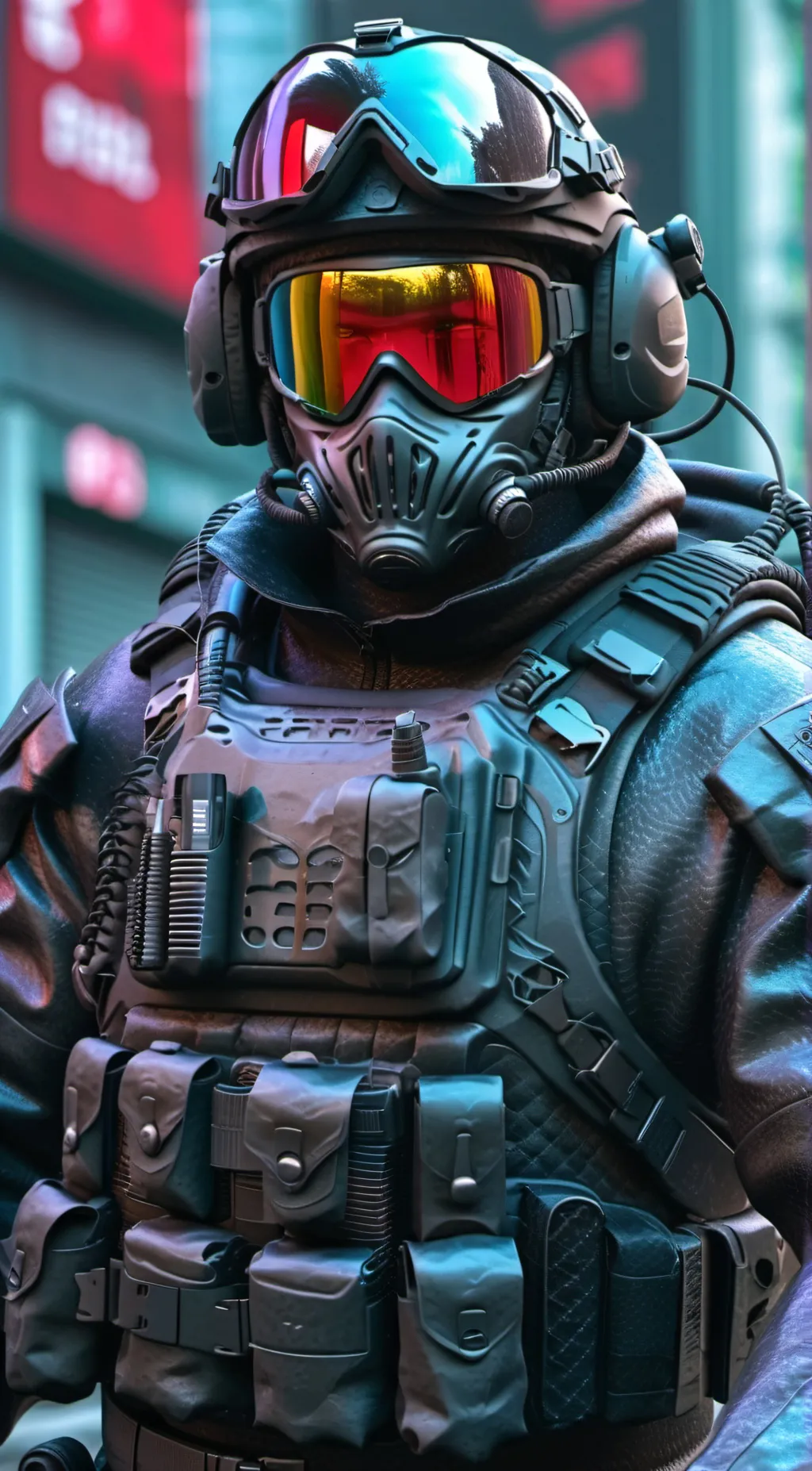 ai character: Commander Horn background