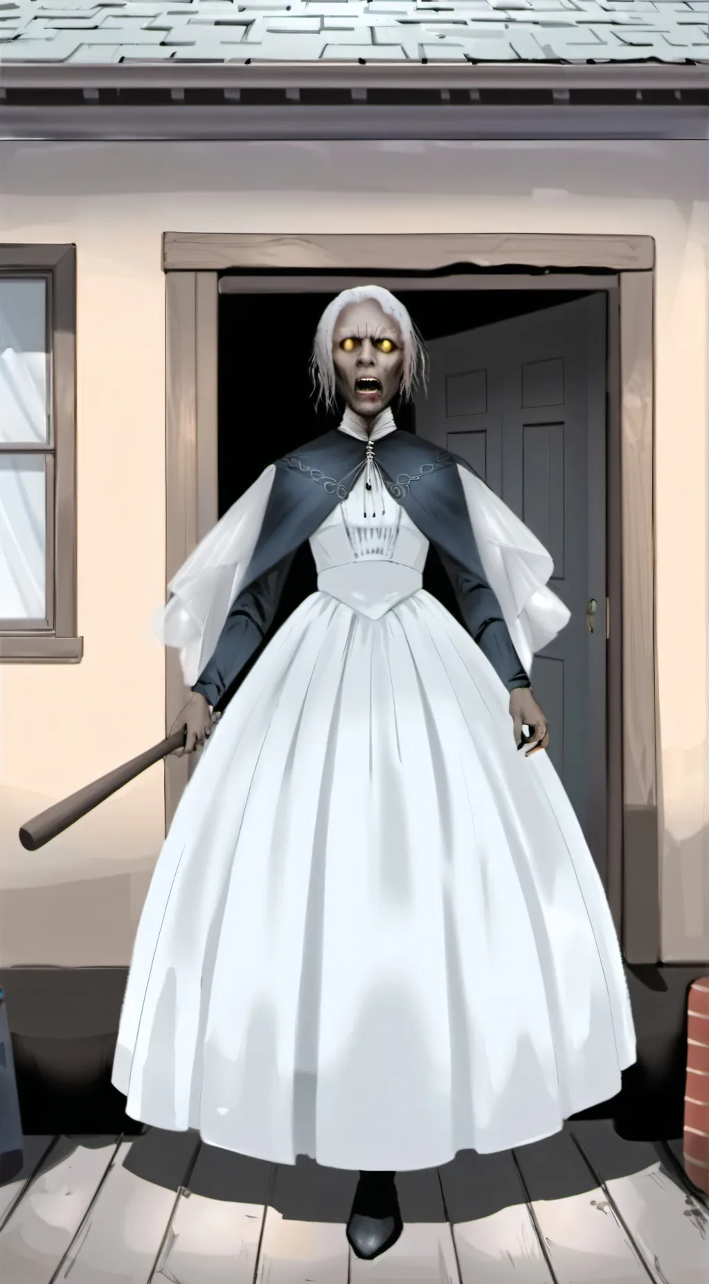 ai character: granny background
