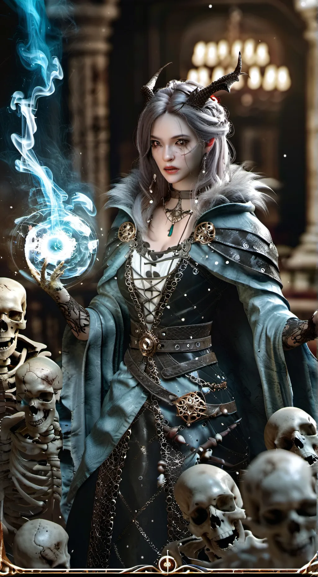 ai character: Amelda  background