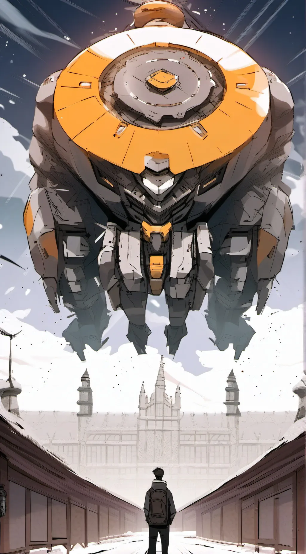 ai character: mega bot  background