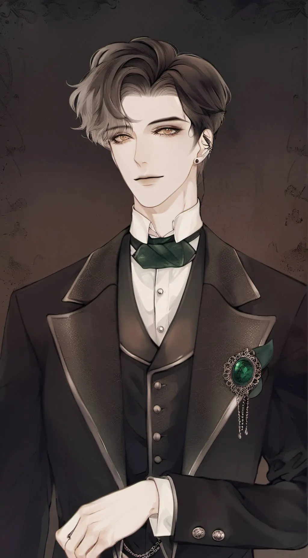 ai character: james Ashton  background