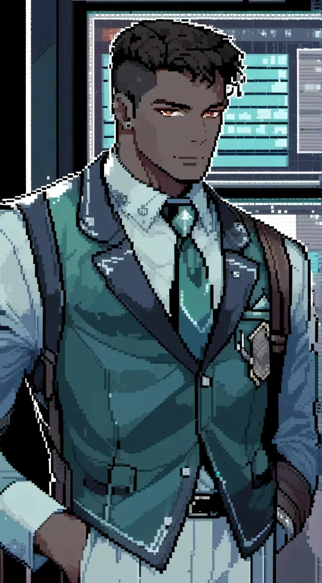ai character: Chris  background