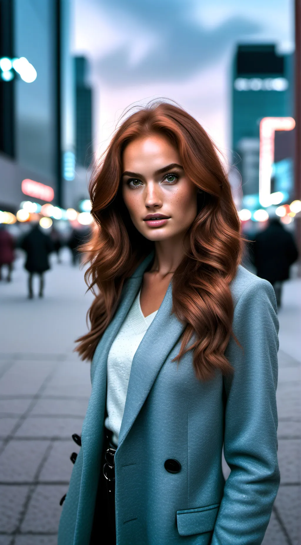 ai character: Haley Kalil  background