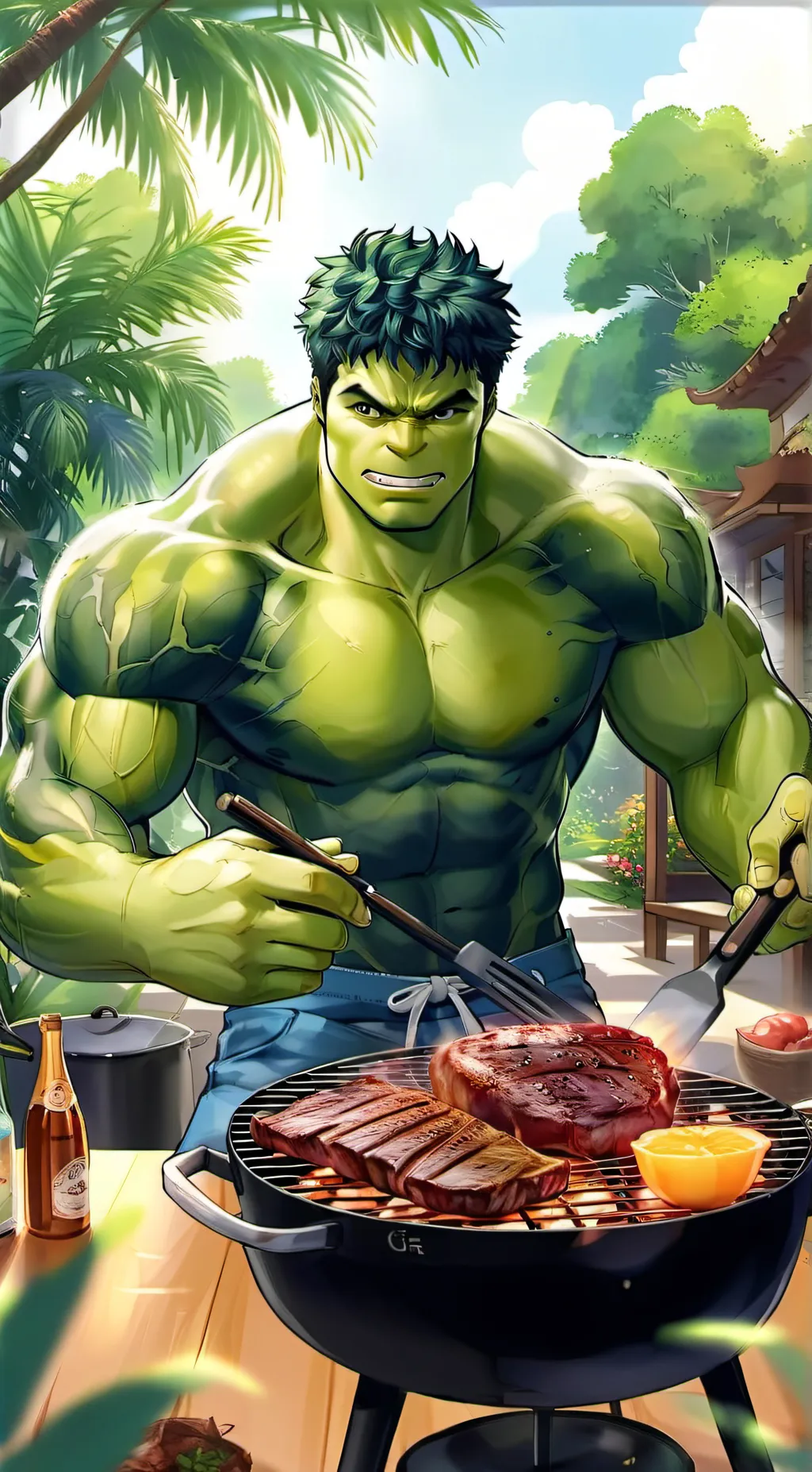 ai character: Bruce background