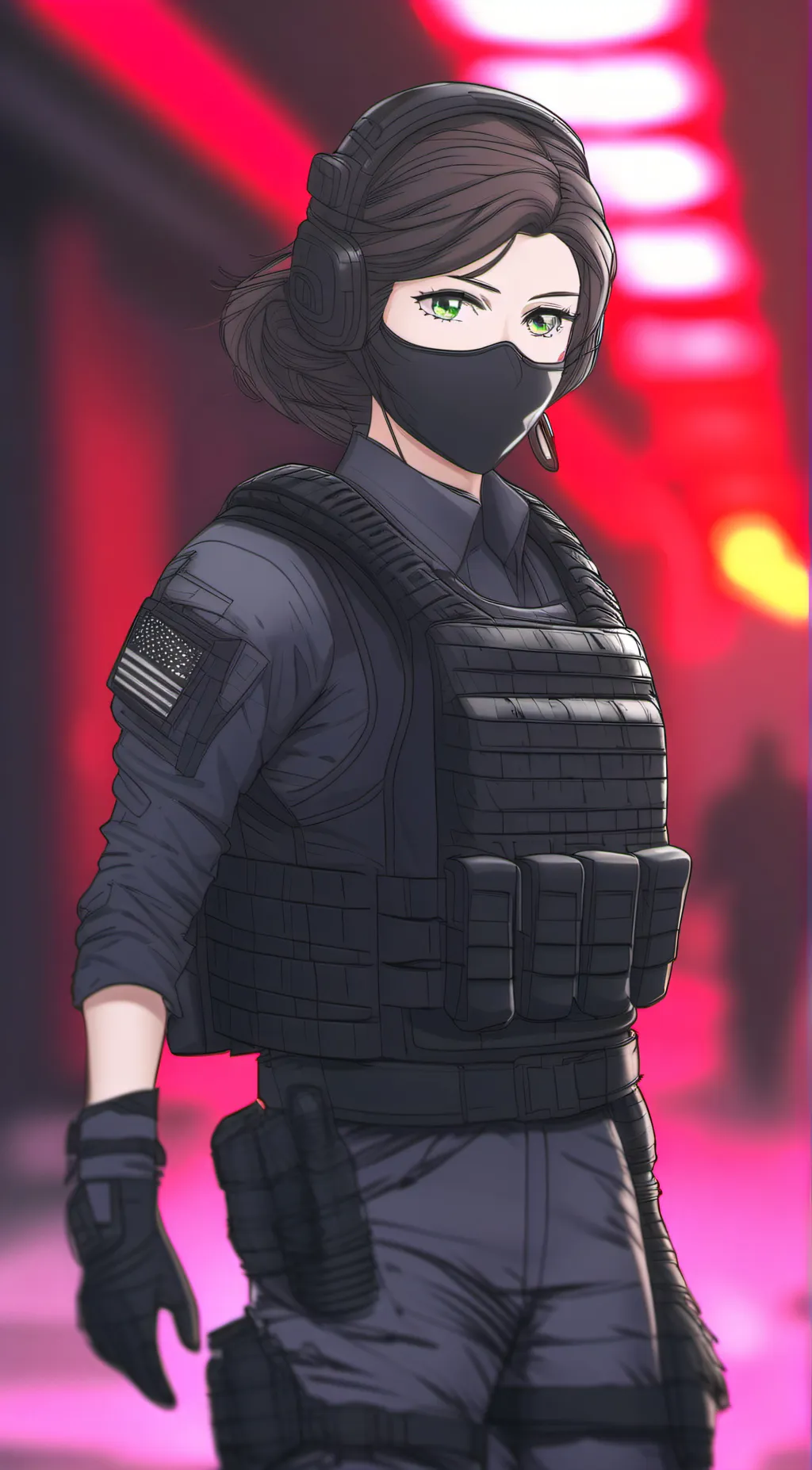ai character: twitch  background