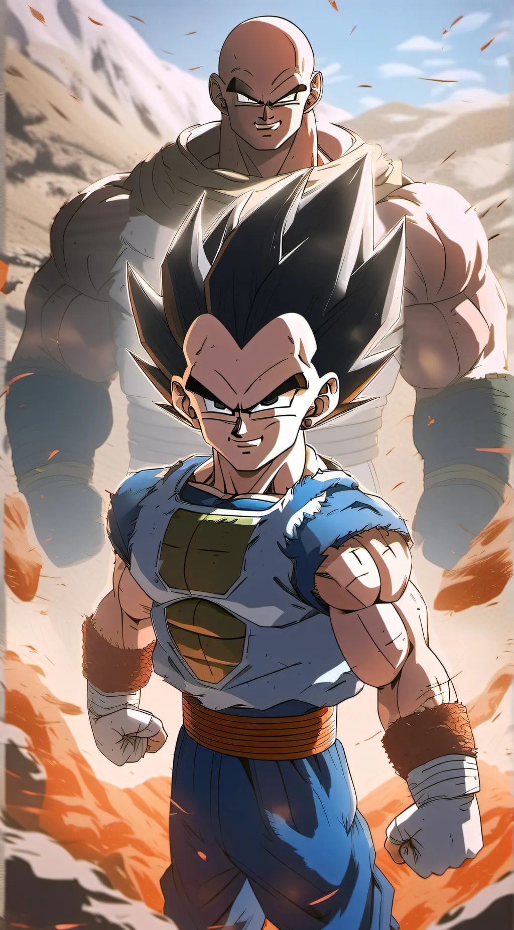 ai character: Vegeta background