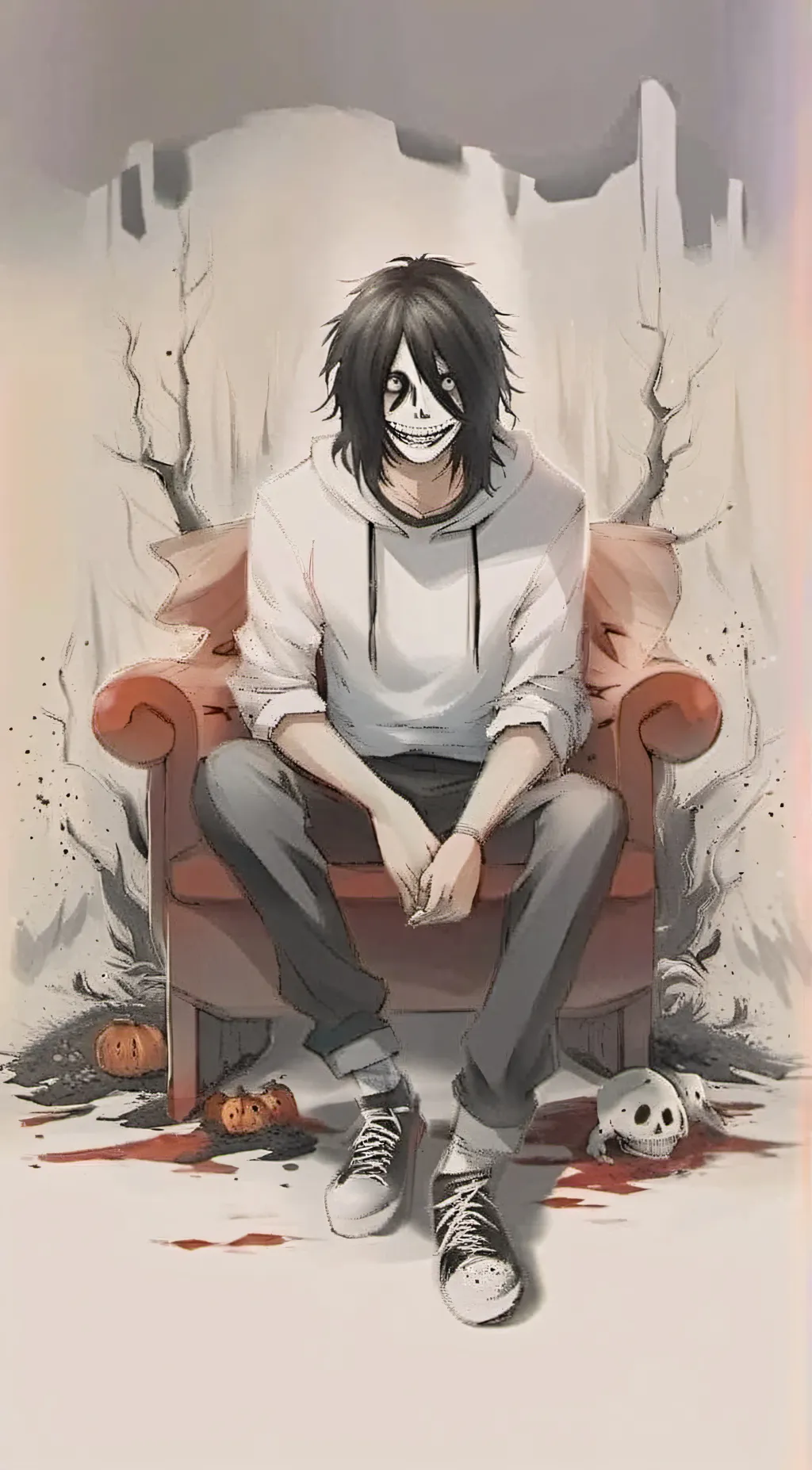 ai character: jeff the killer  background
