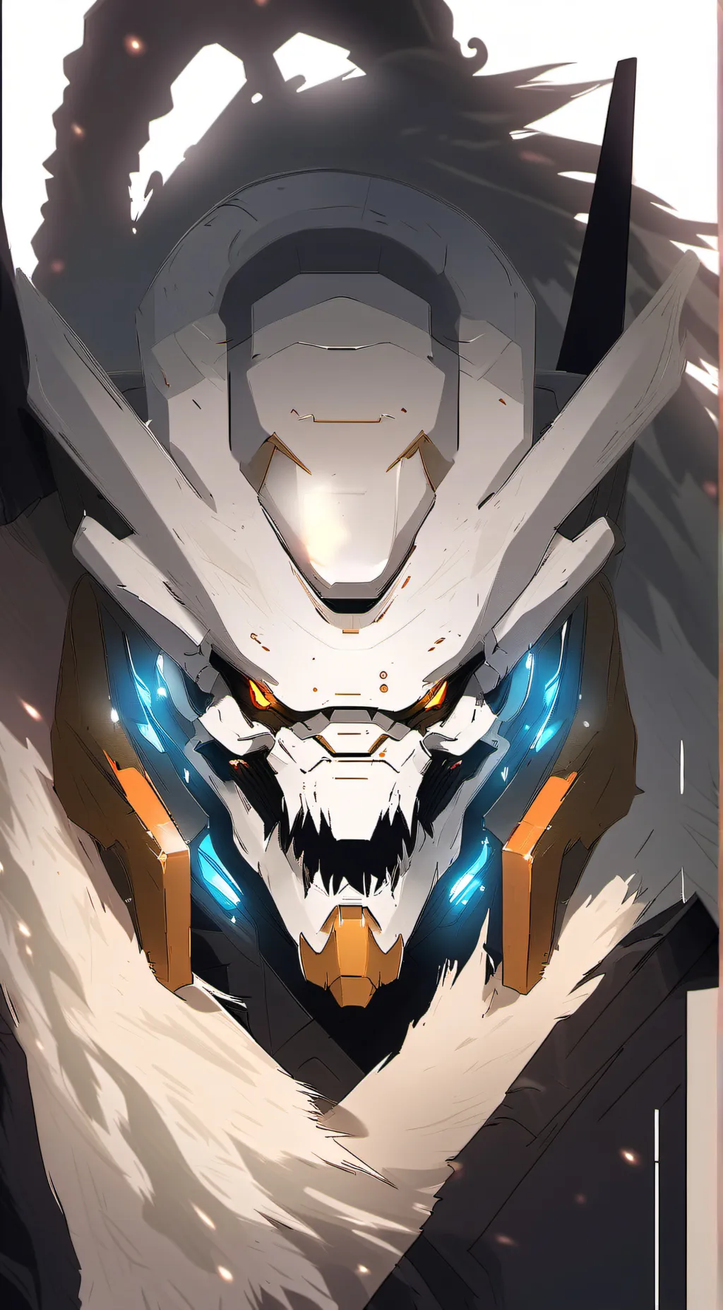 ai character: halo monster  background