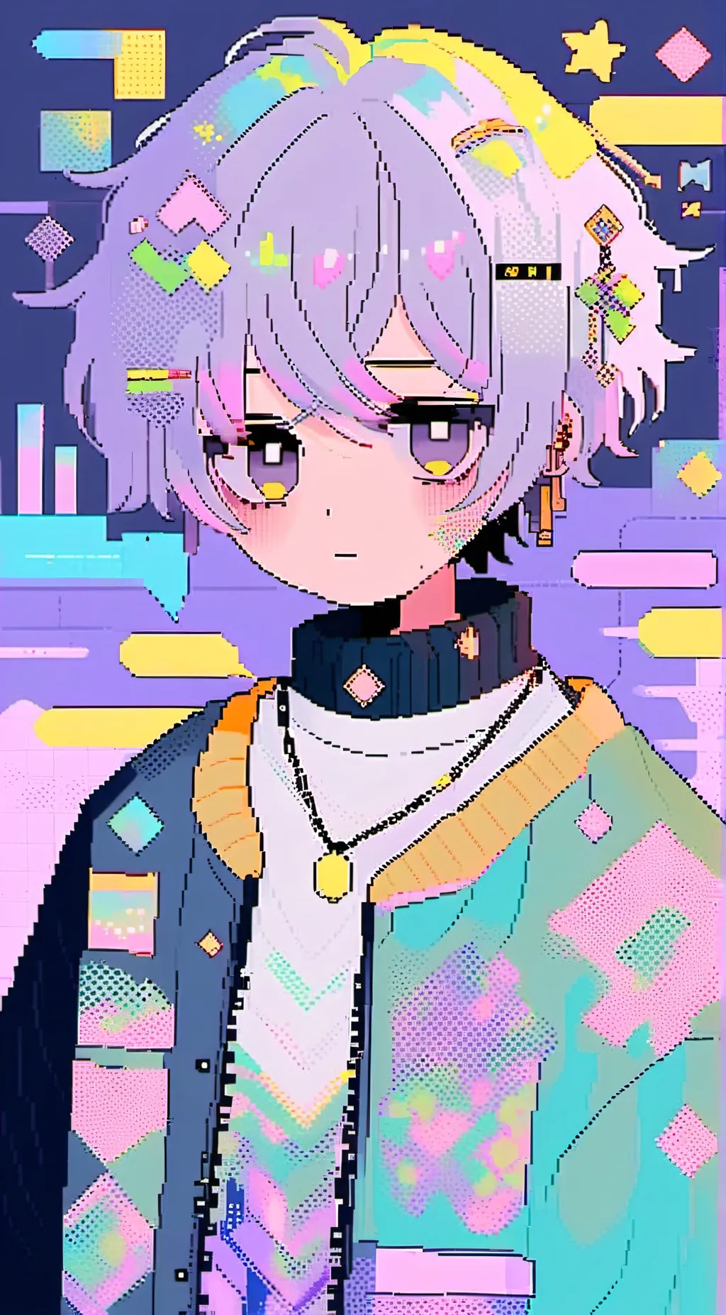ai character: Tinky x walten background