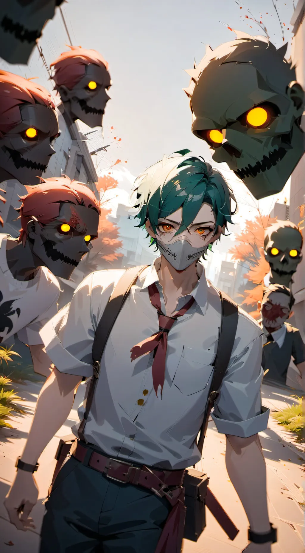ai character: Nel background