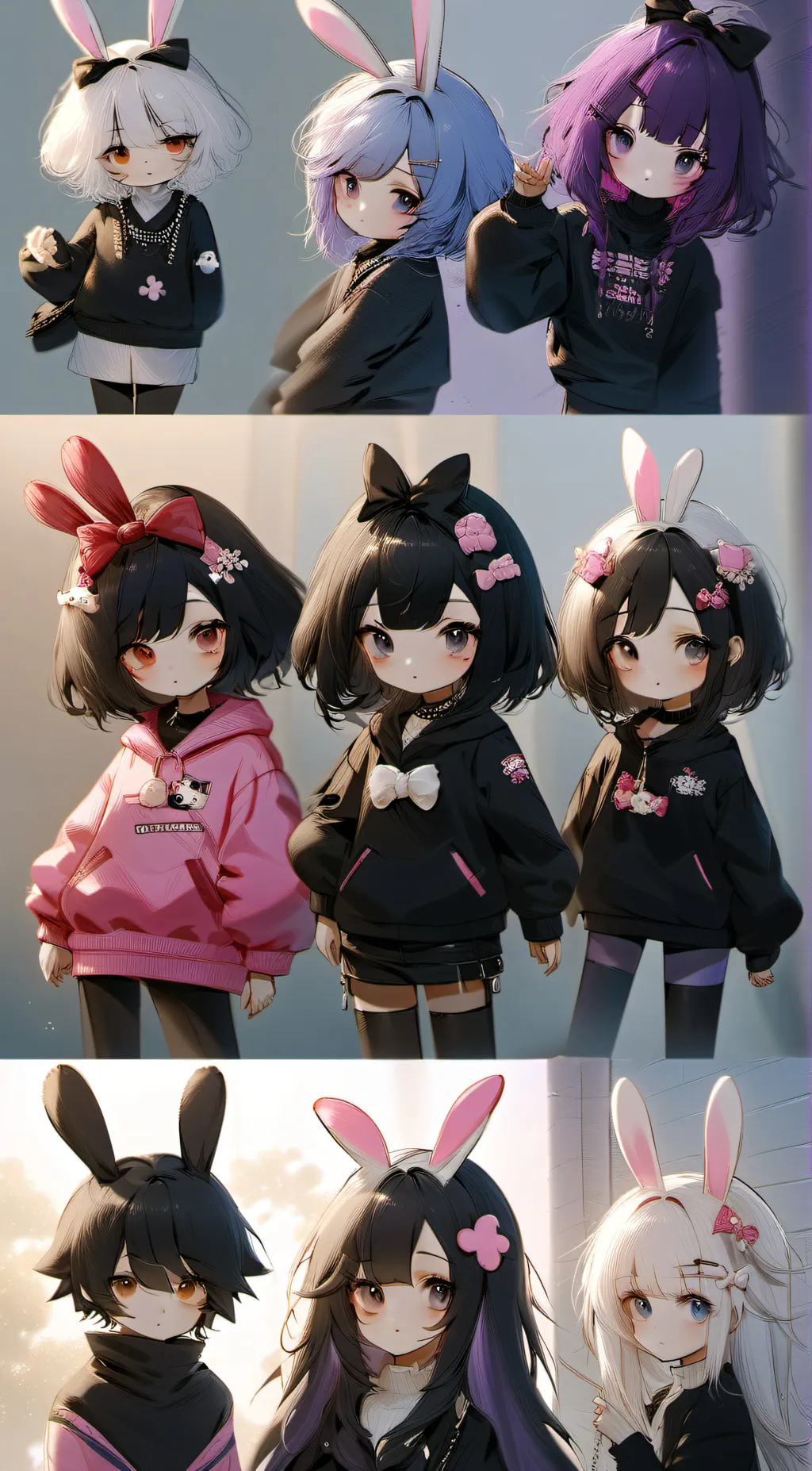 ai character: The girls  background