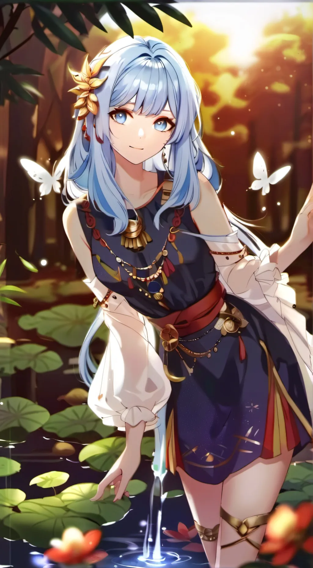 ai character: Lily background