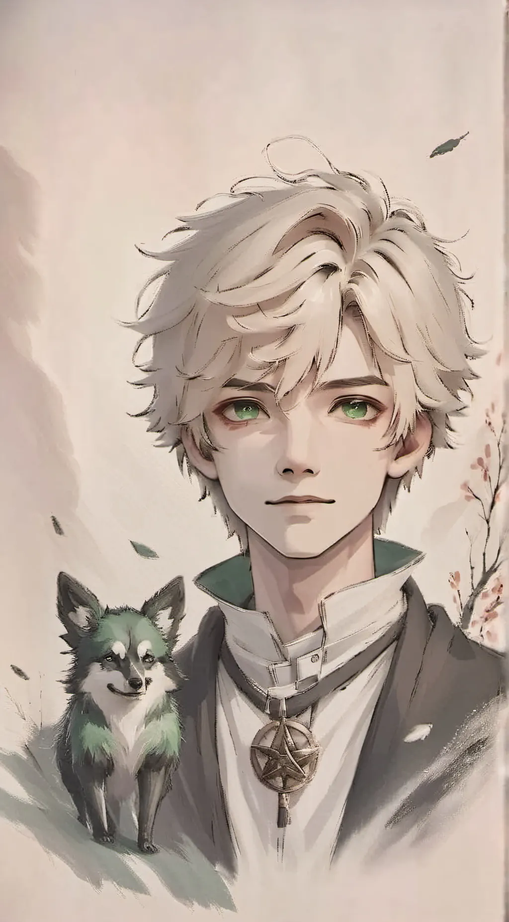 ai character: random background