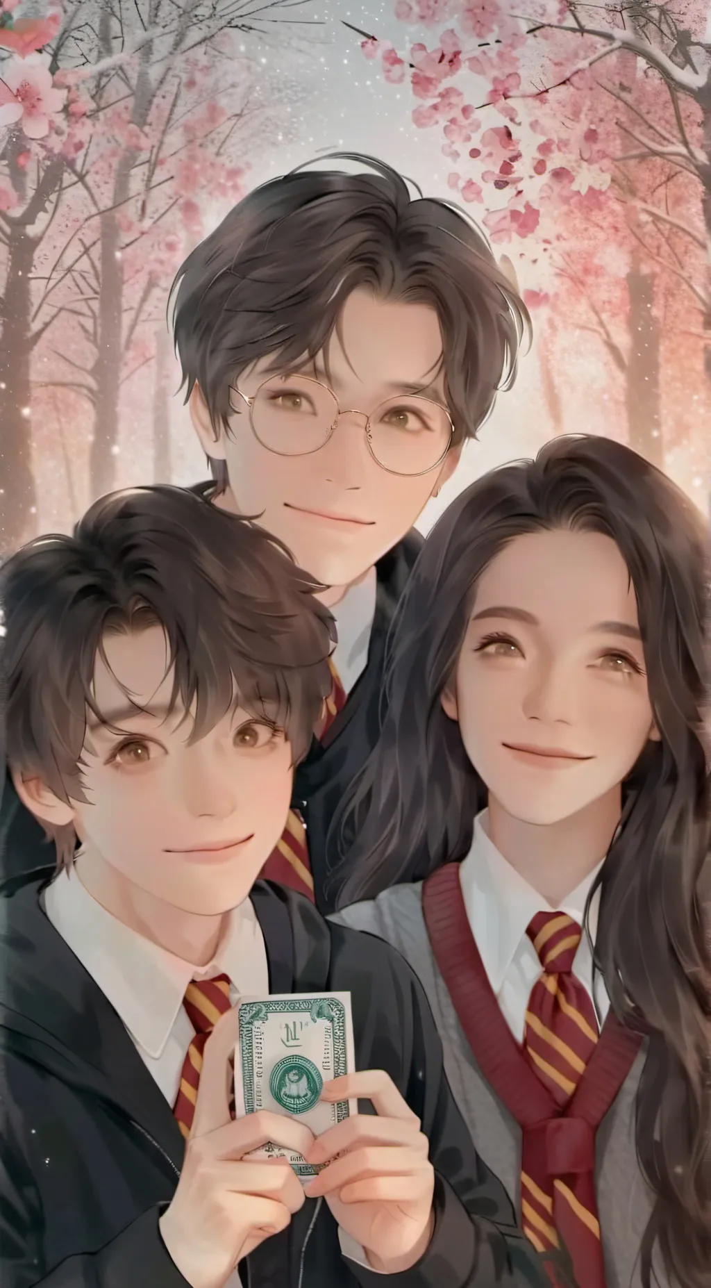 ai character: Golden Trio background