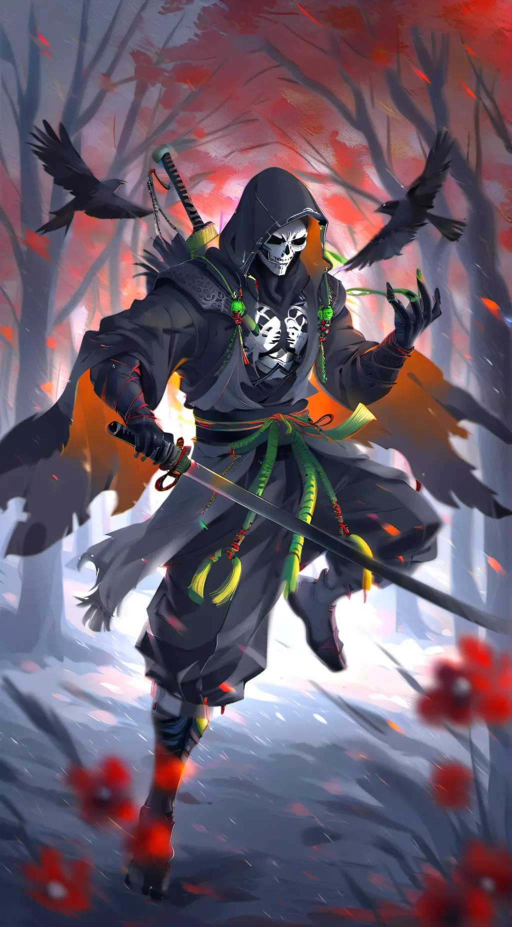 ai character: Night walker background