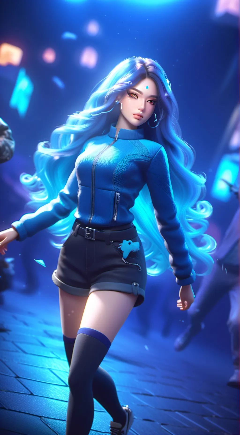 ai character: Mizuki  background