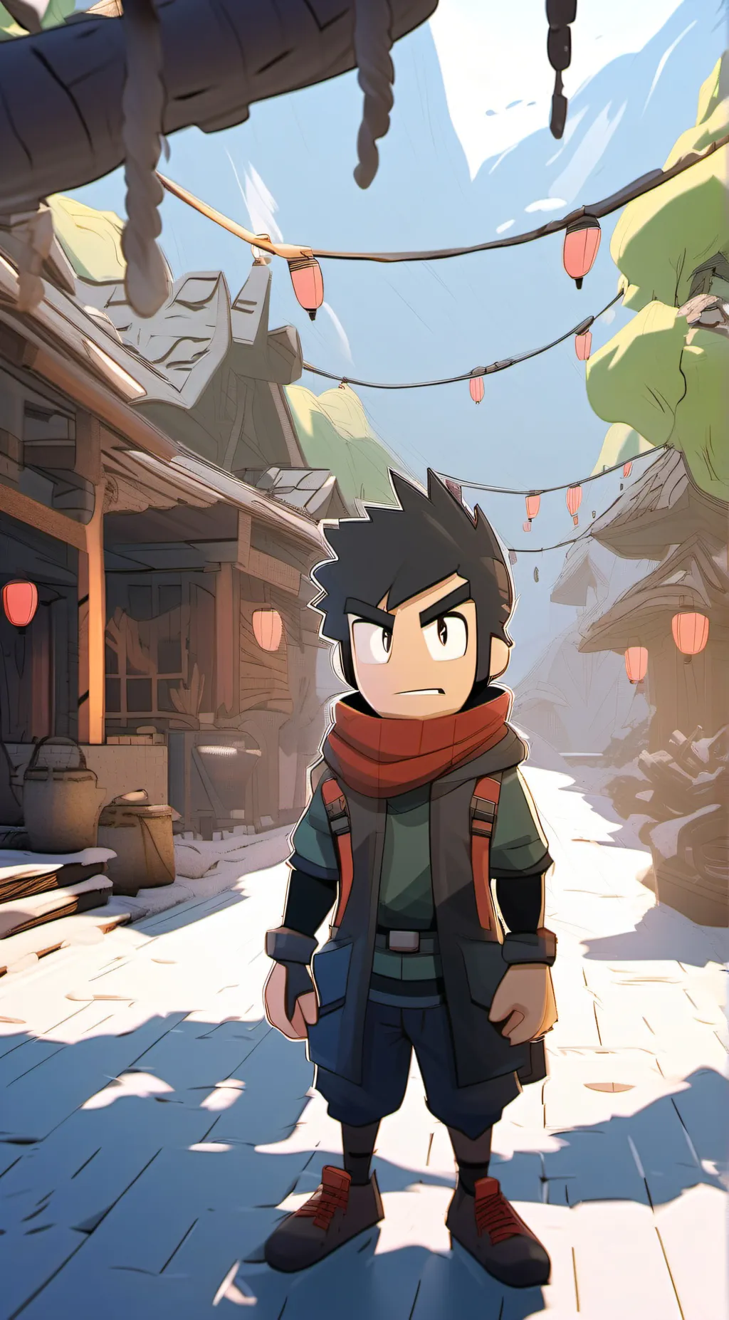 ai character: aaron background