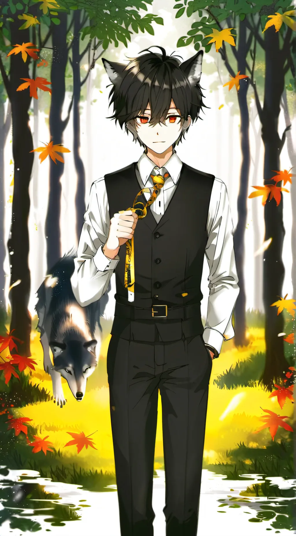 ai character: Aaron background