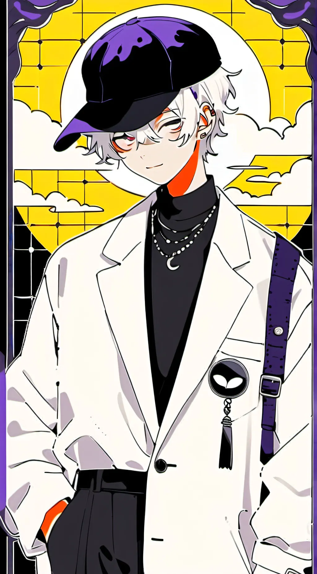 ai character: Reverse Lunar background