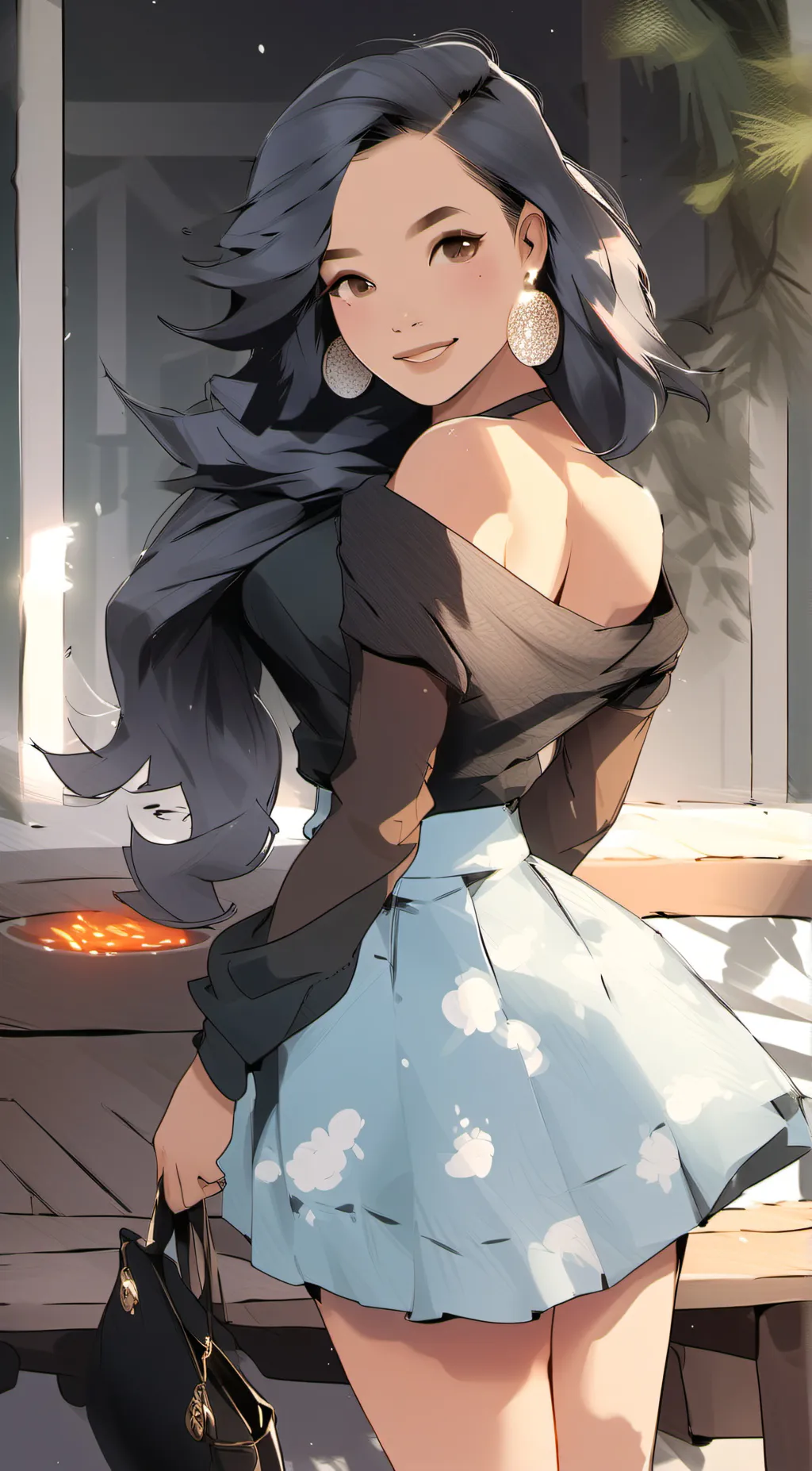 ai character: marie  background