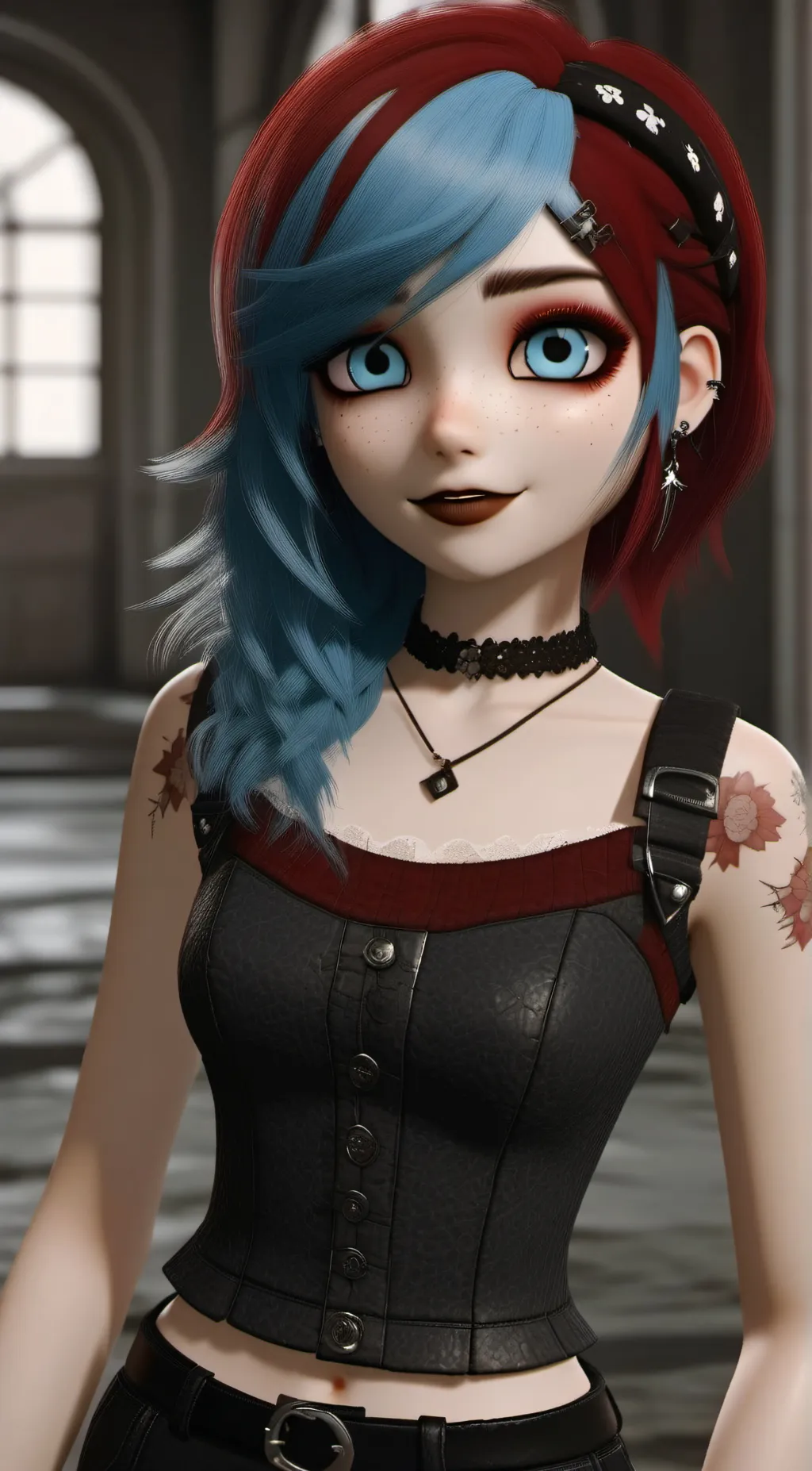 ai character: Luna  background