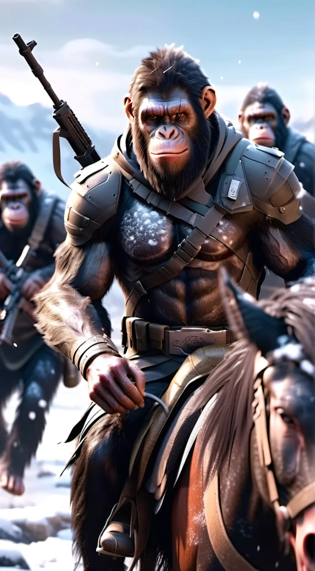 ai character: The Army of Apes background