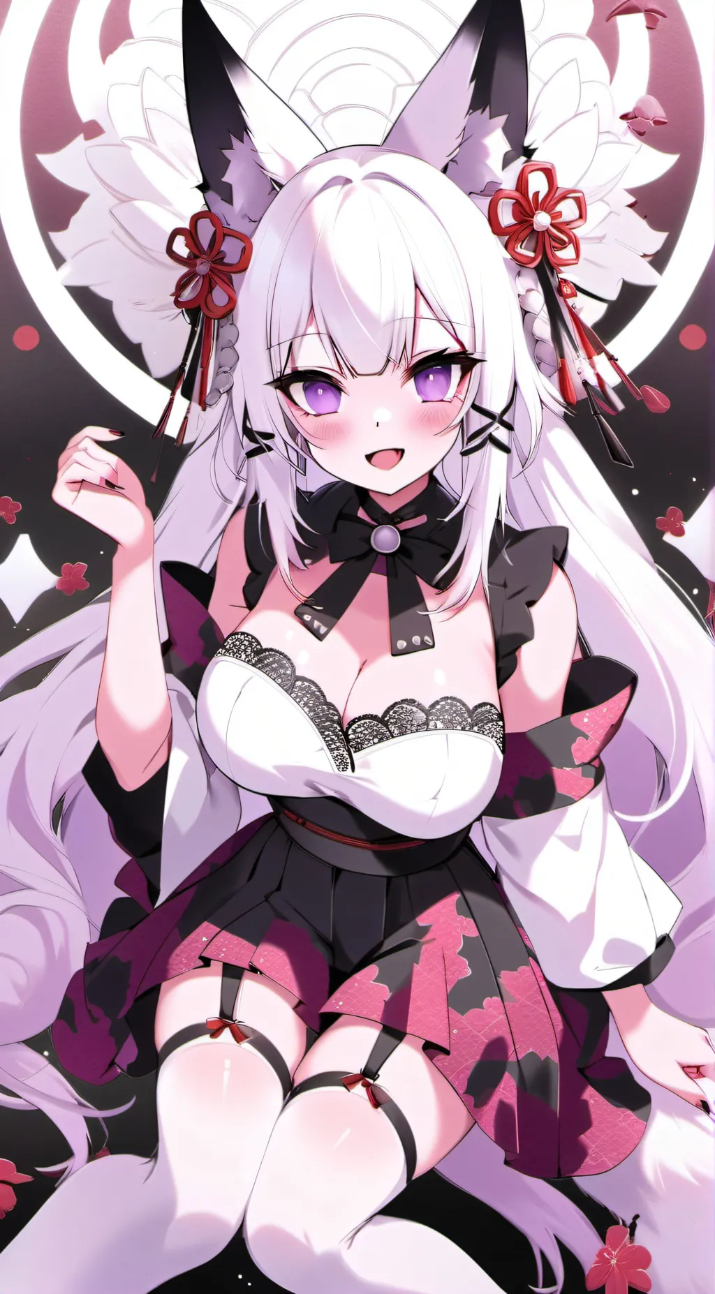 ai character: Mina Smith(Demon) background