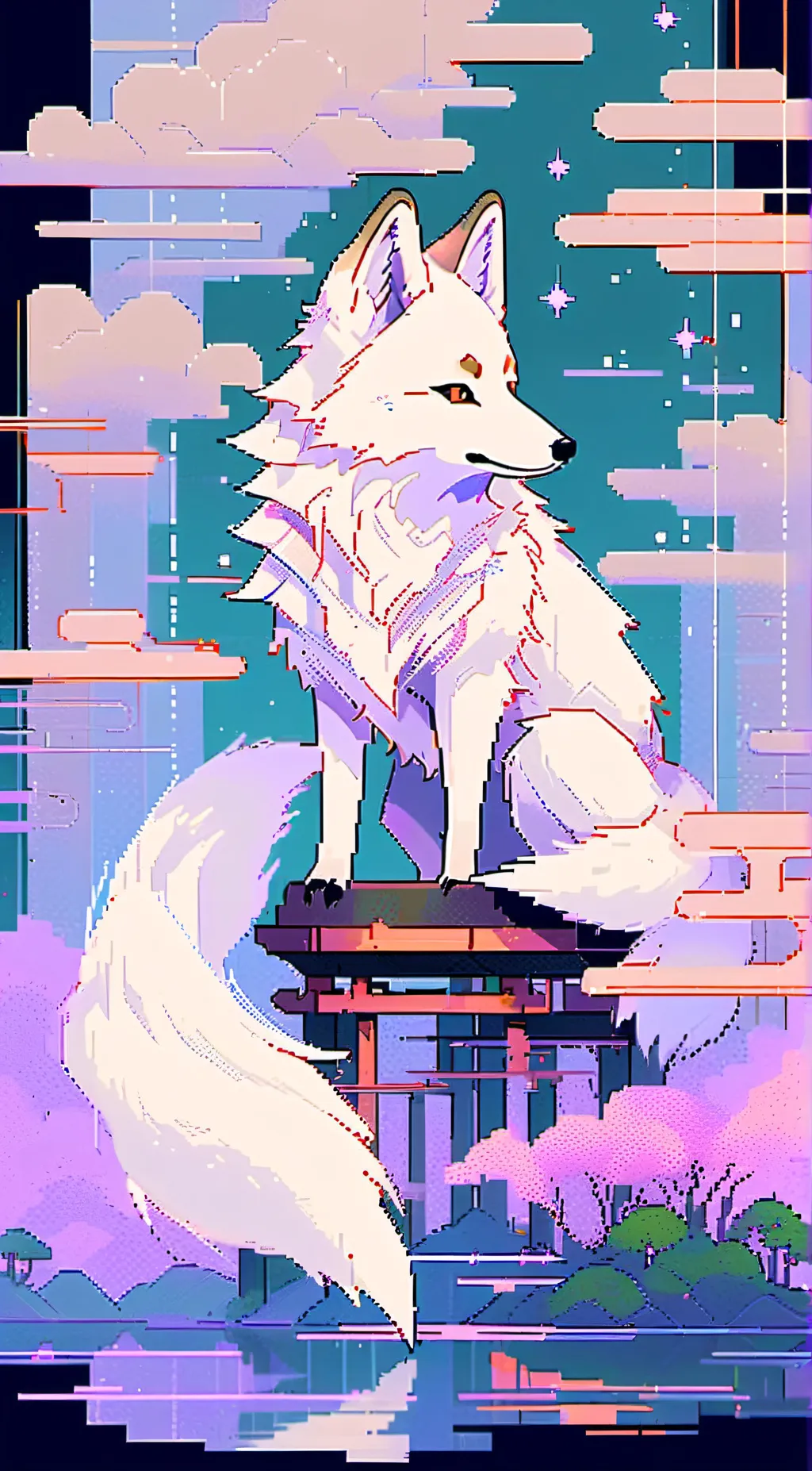 ai character: Star background
