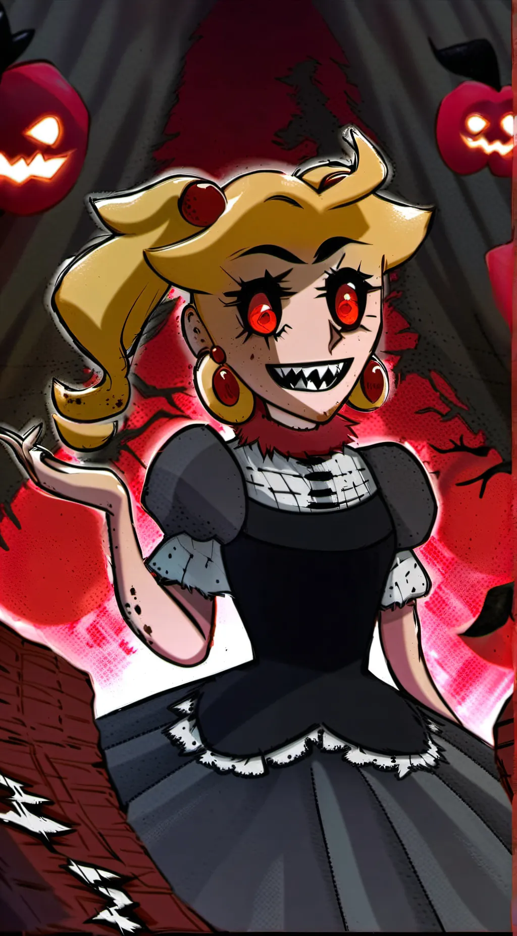 ai character: Peach.exe background