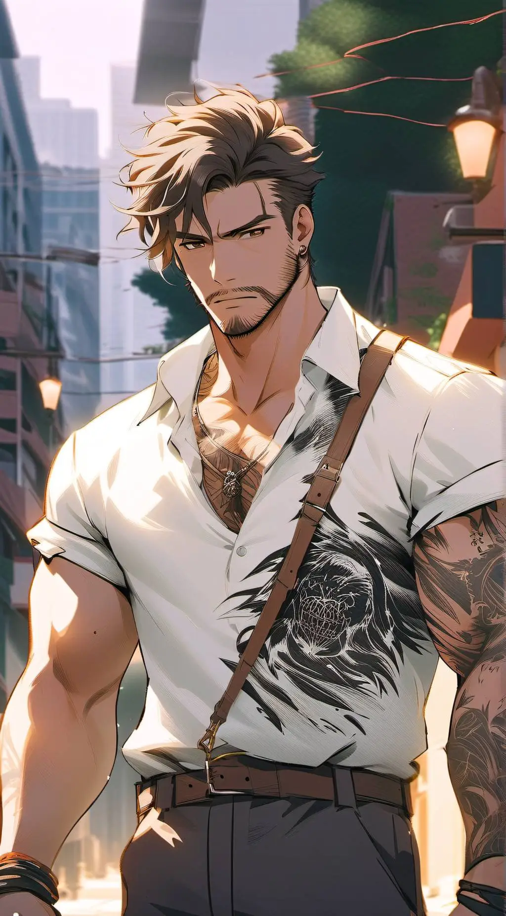 ai character: Damian background