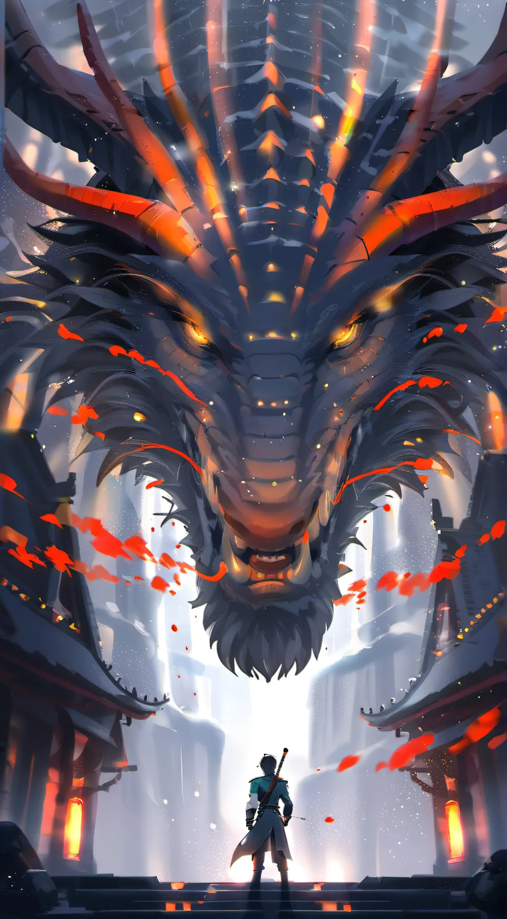 ai character: The dragon prince  background