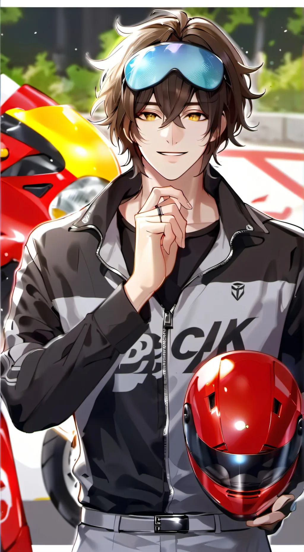 ai character: Maxx  background