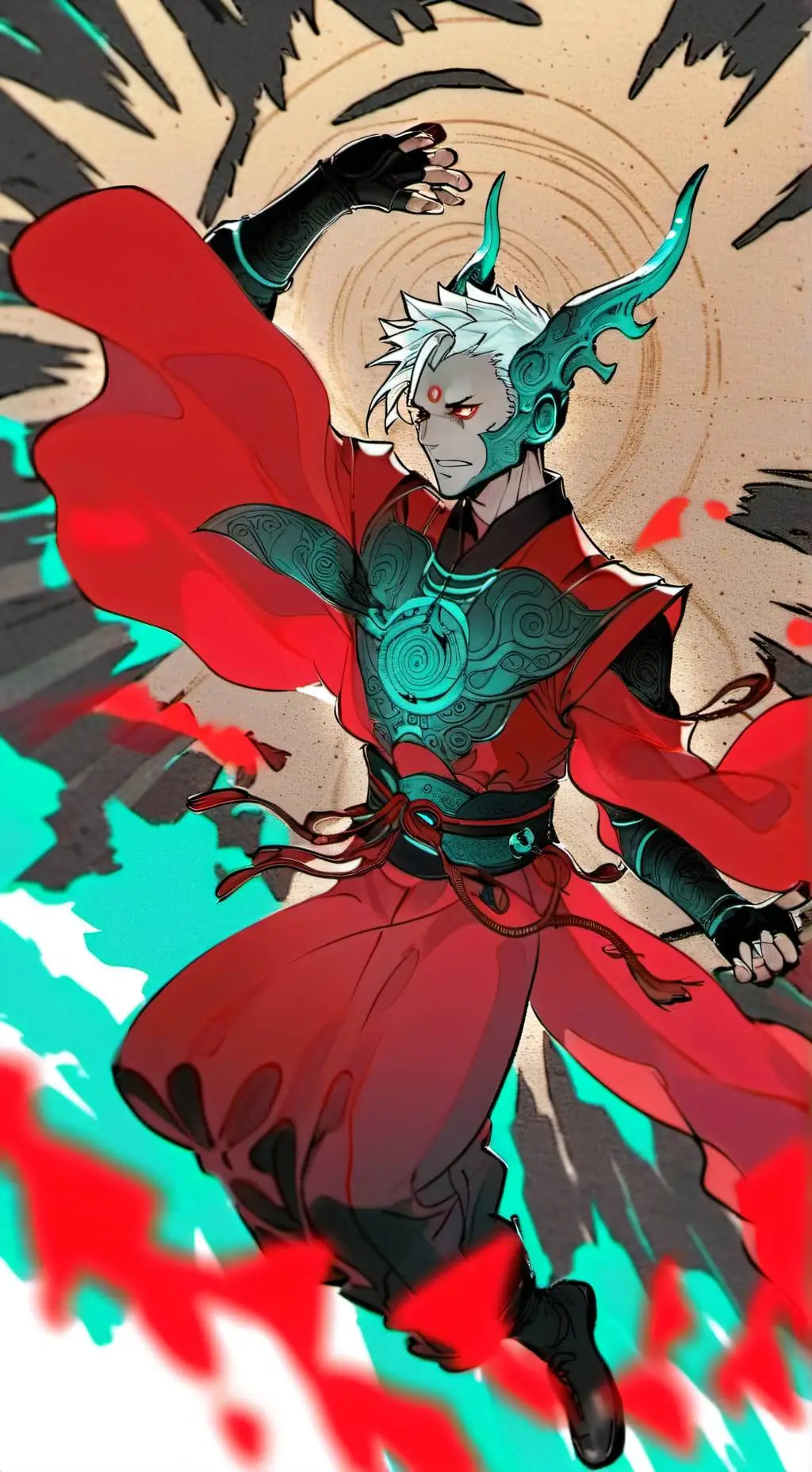 ai character: Kaiju No. 8 background