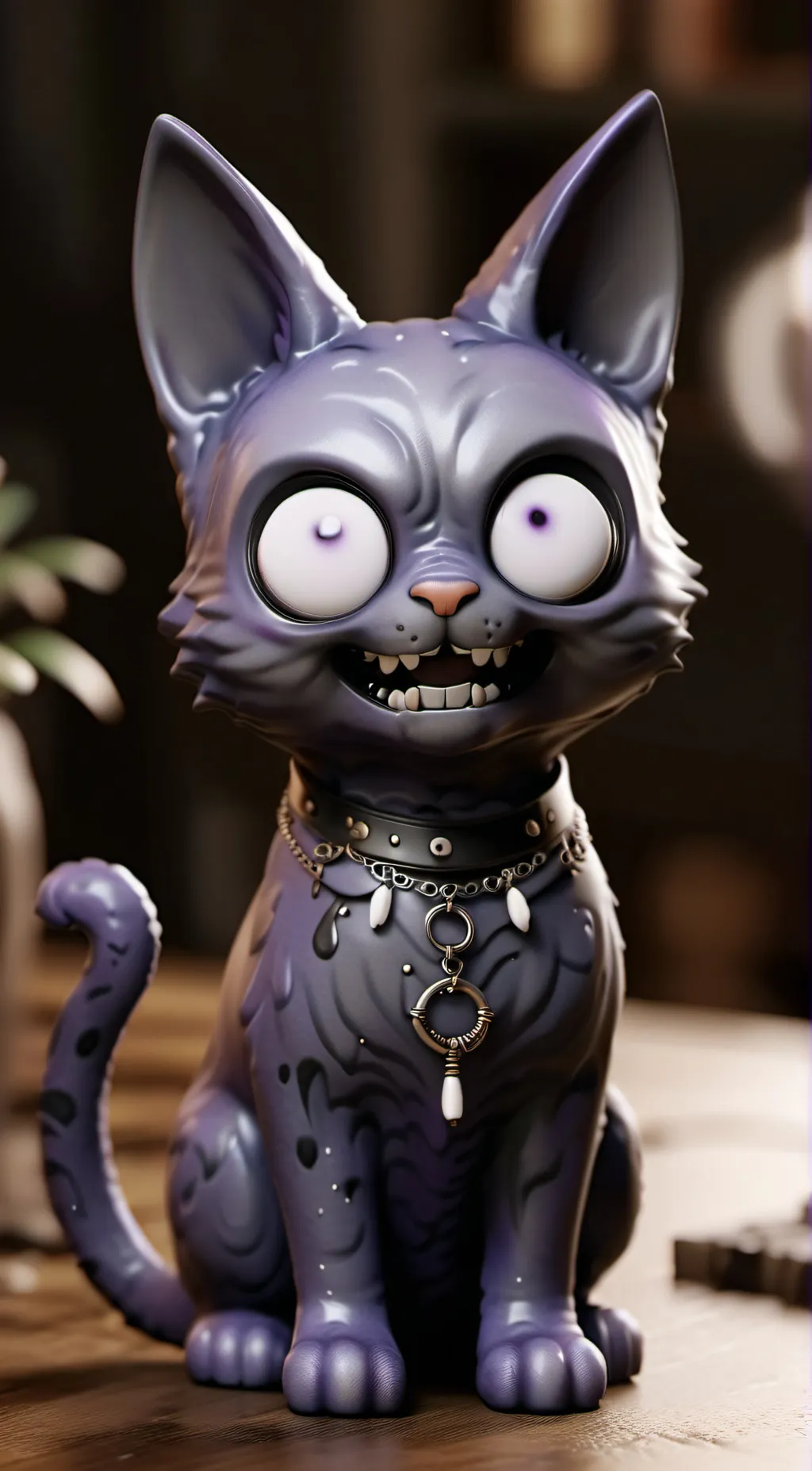 ai character: Smiling critters background